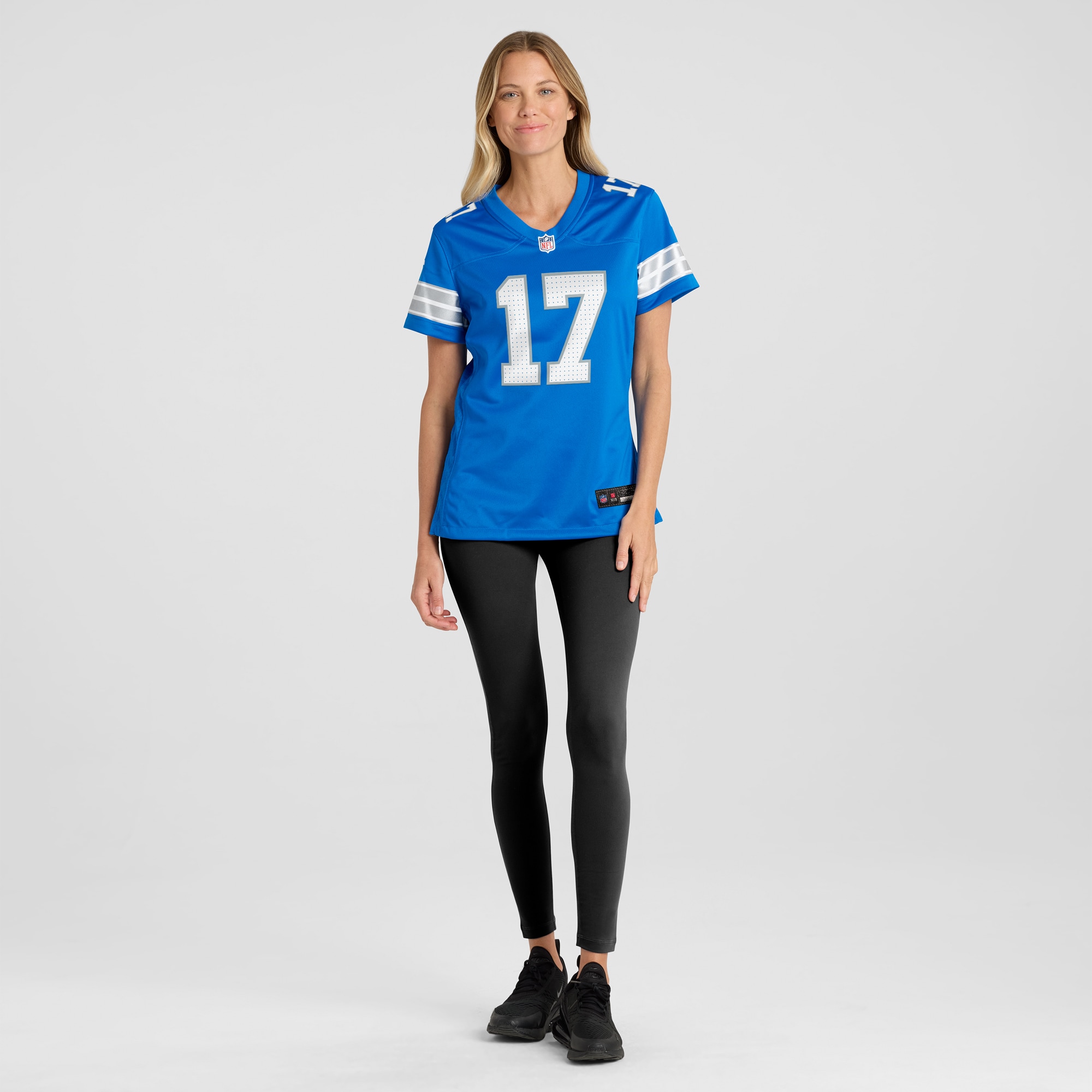 Detroit Lions Michael Badgley Blue Team Game NFL Jersey Women's