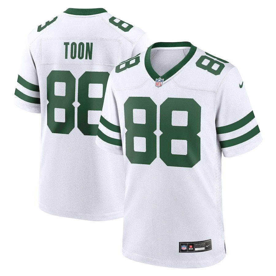 Al Toon 88 New York Jets Game Retired Player Legacy White NFL Jersey Men's