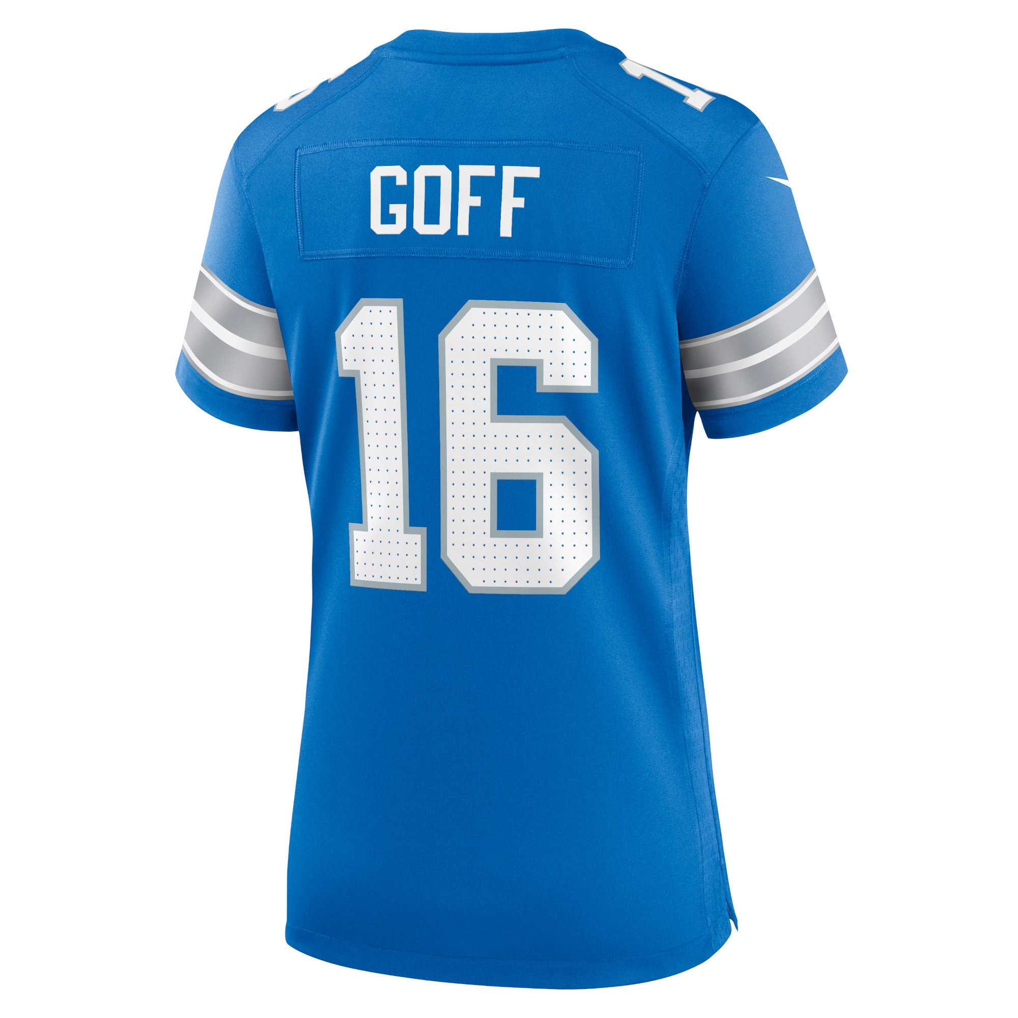 Detroit Lions Jared Goff Blue Game NFL Jersey Women's