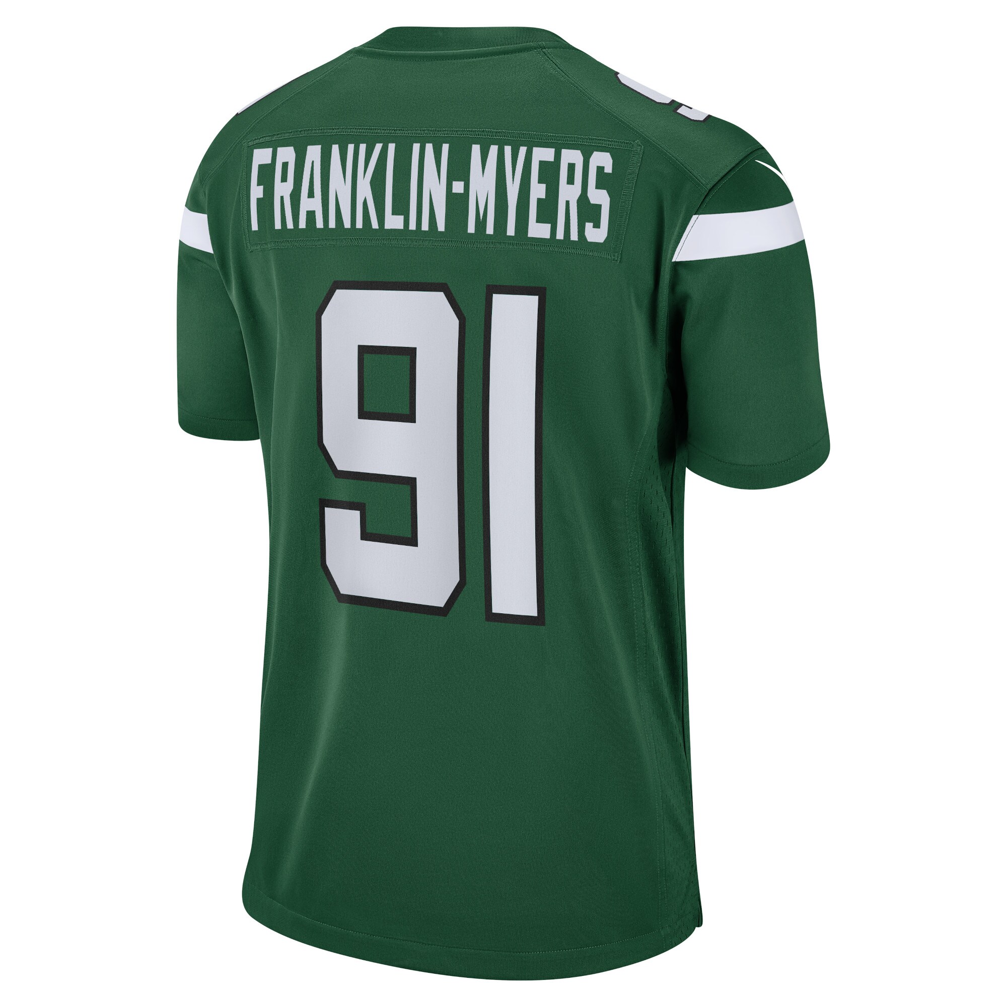 New York Jets John Franklin-Myers Gotham Green Game NFL Jersey Men's