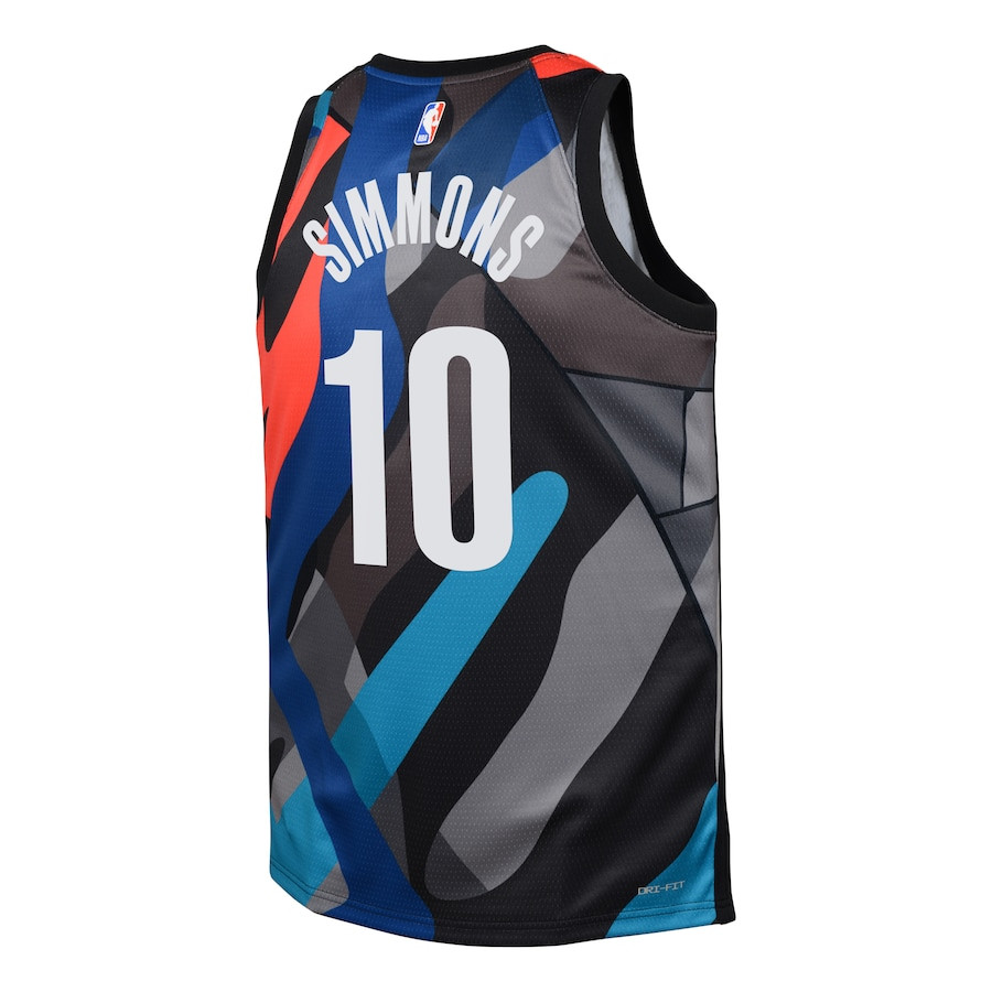 Ben Simmons 10 Brooklyn Nets 2023/24 City Edition Swingma Black NBA Jersey Youth