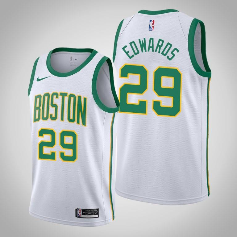 Boston Celtics Carsen Edwards 2 White Swingman City Edition NBA Jersey Men's