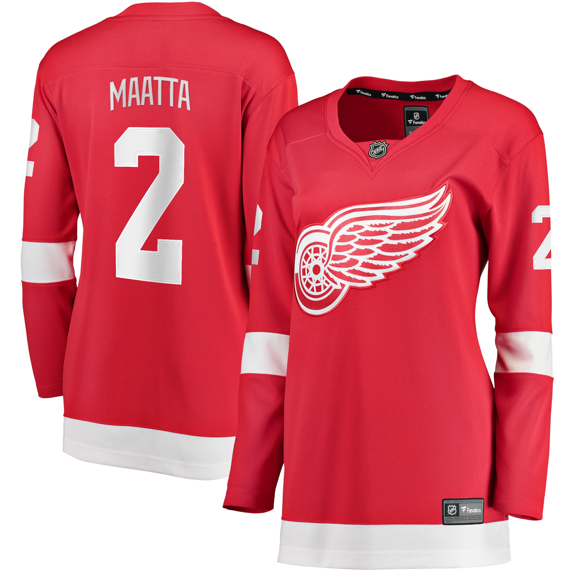 Detroit Red Wings Olli Maatta Red Home Breakaway Player NHL Jersey Women's
