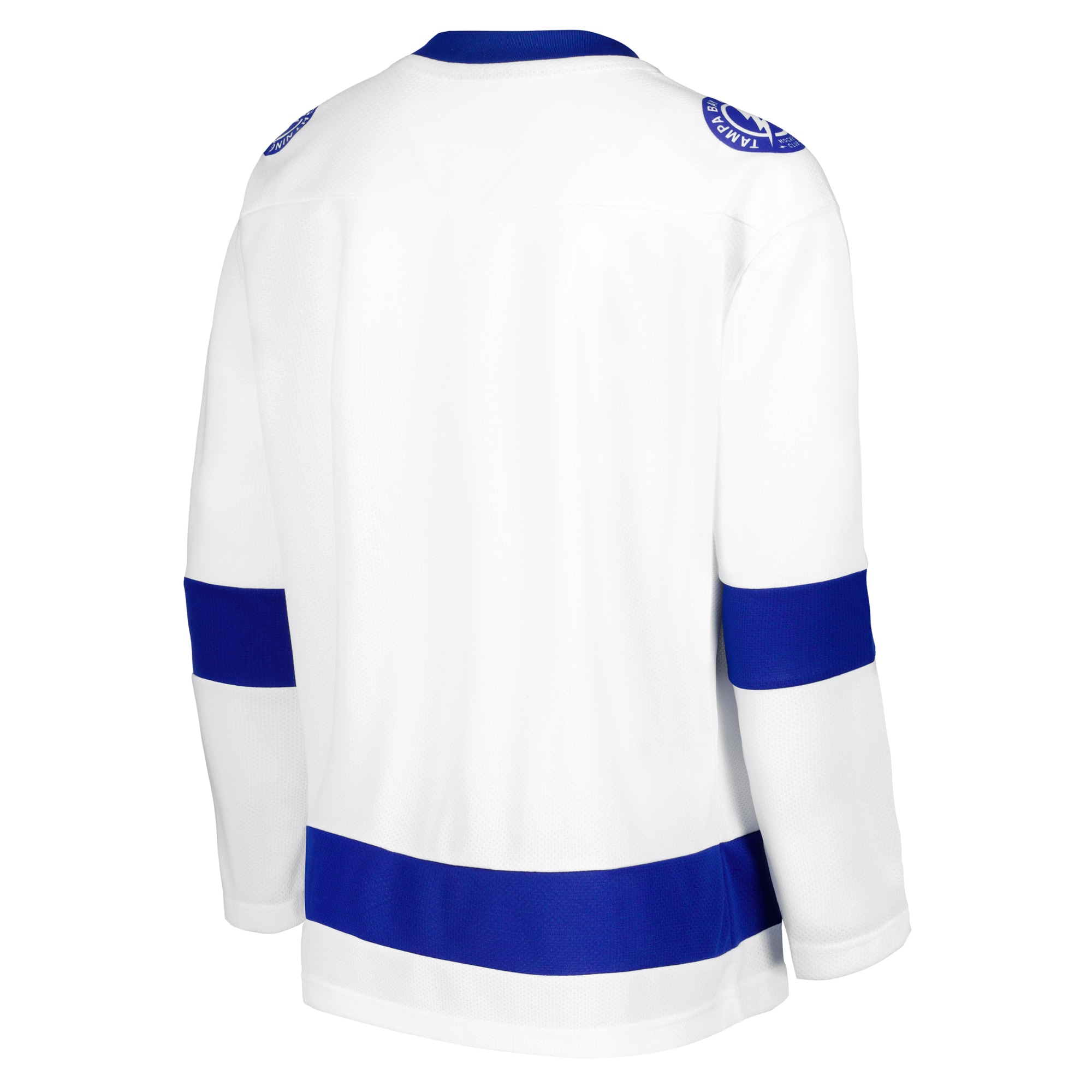 Tampa Bay Lightning White Away Blank NHL Jersey Youth