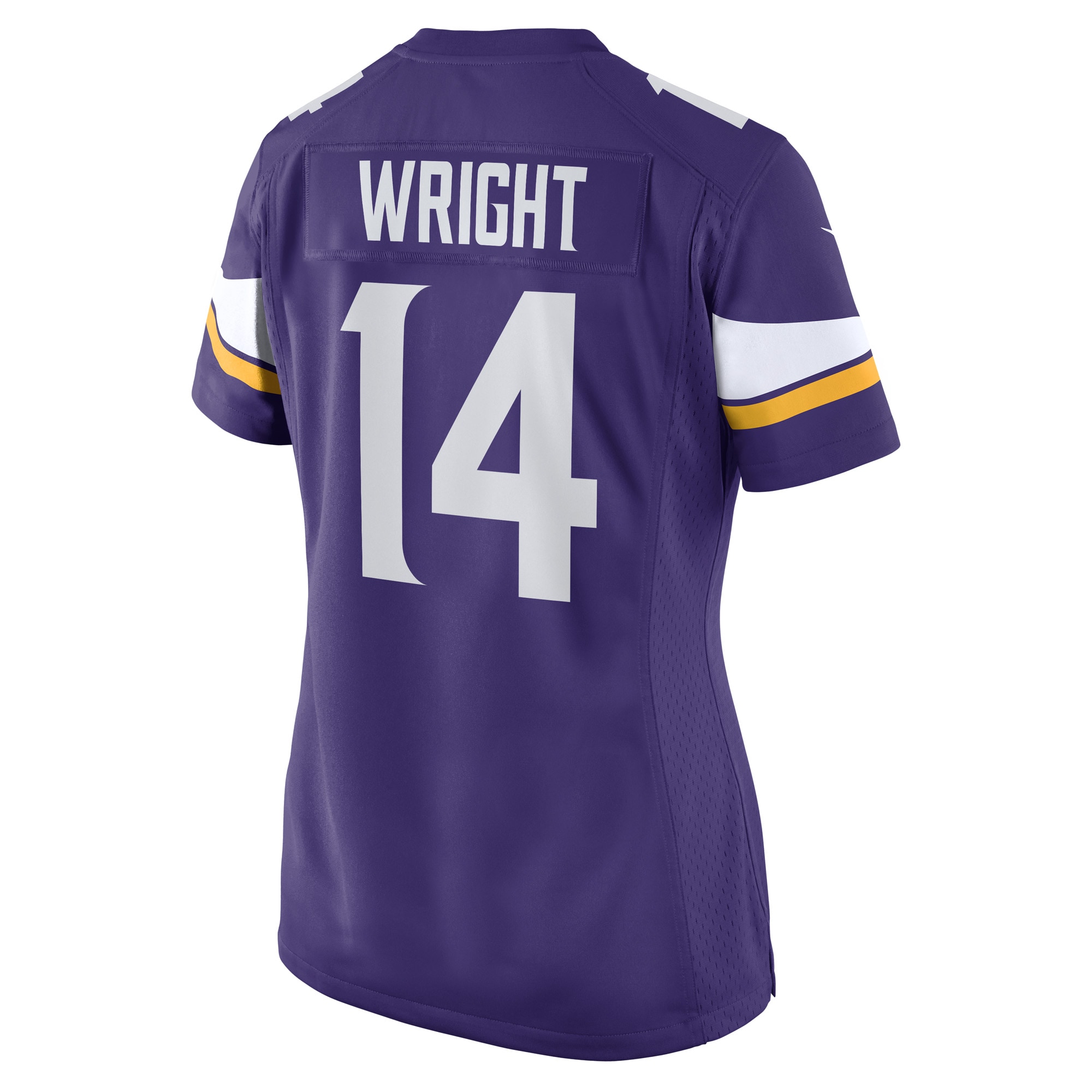 Minnesota Vikings Ryan Wright Purple Game Player NFL Jersey Women's