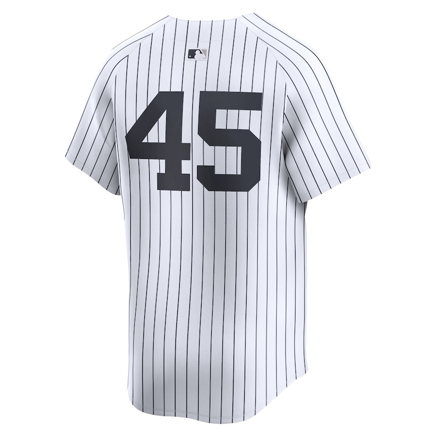 Gerrit Cole 45 New York Yankees 2024 World Series Home Limited White MLB Jersey Men's
