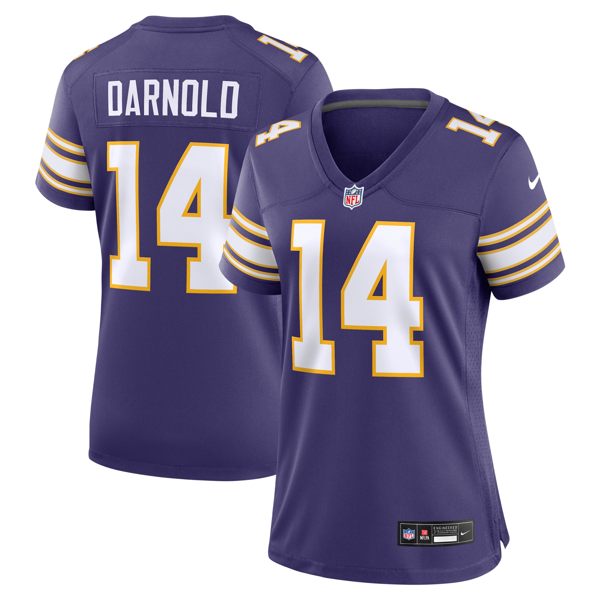 Minnesota Vikings Sam Darnold Purple Alternate Game NFL Jersey Women's