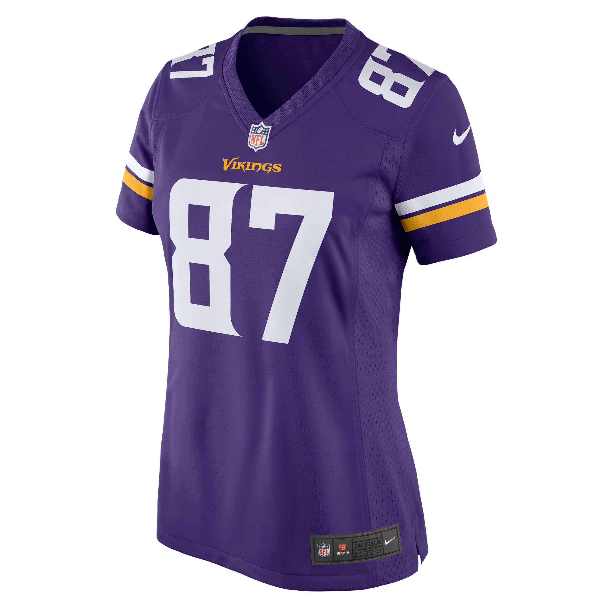 Minnesota Vikings T.J. Hockenson Purple Game Player NFL Jersey Women's