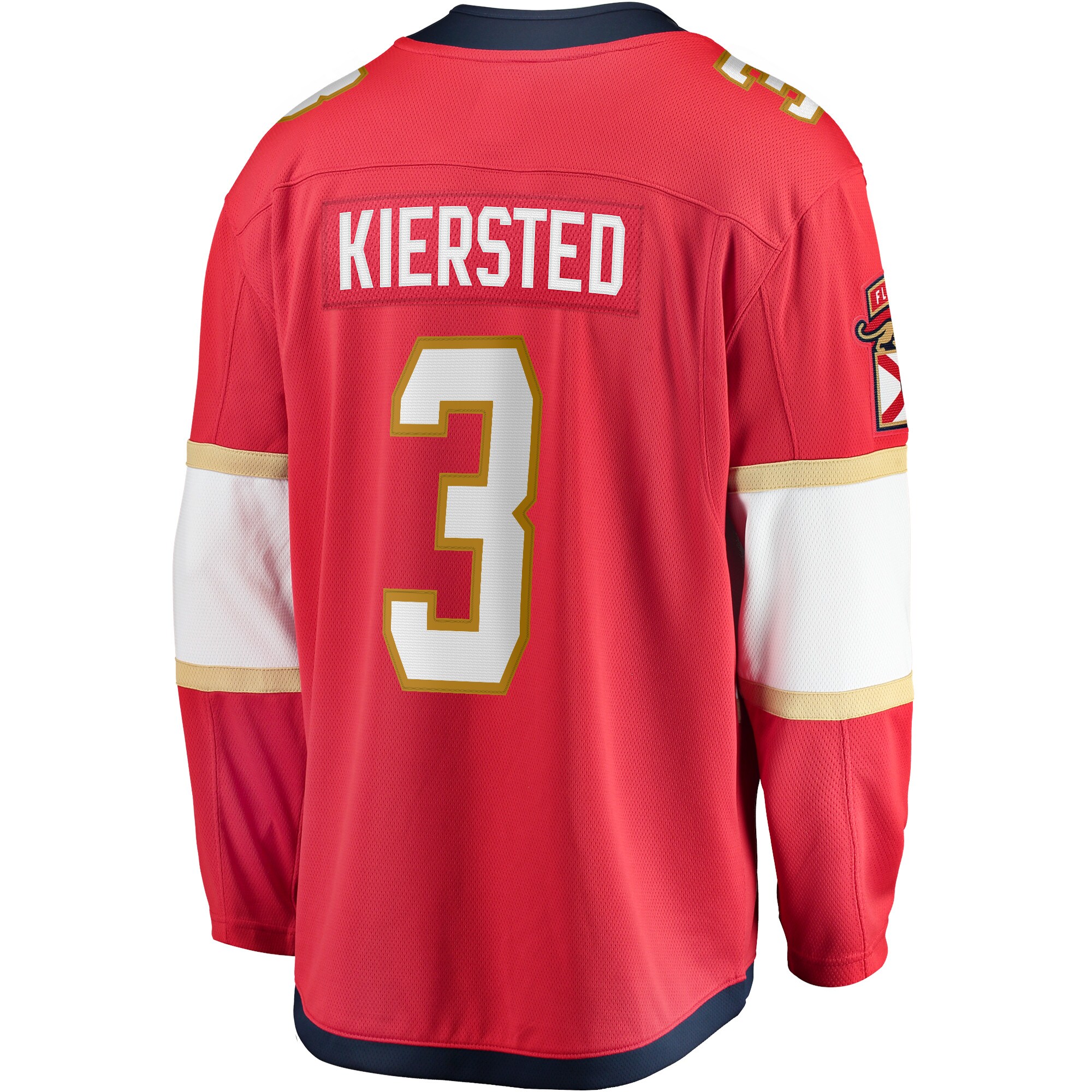 Florida Panthers Matt Kiersted Red Home Team Breakaway Player NHL Jersey Men's