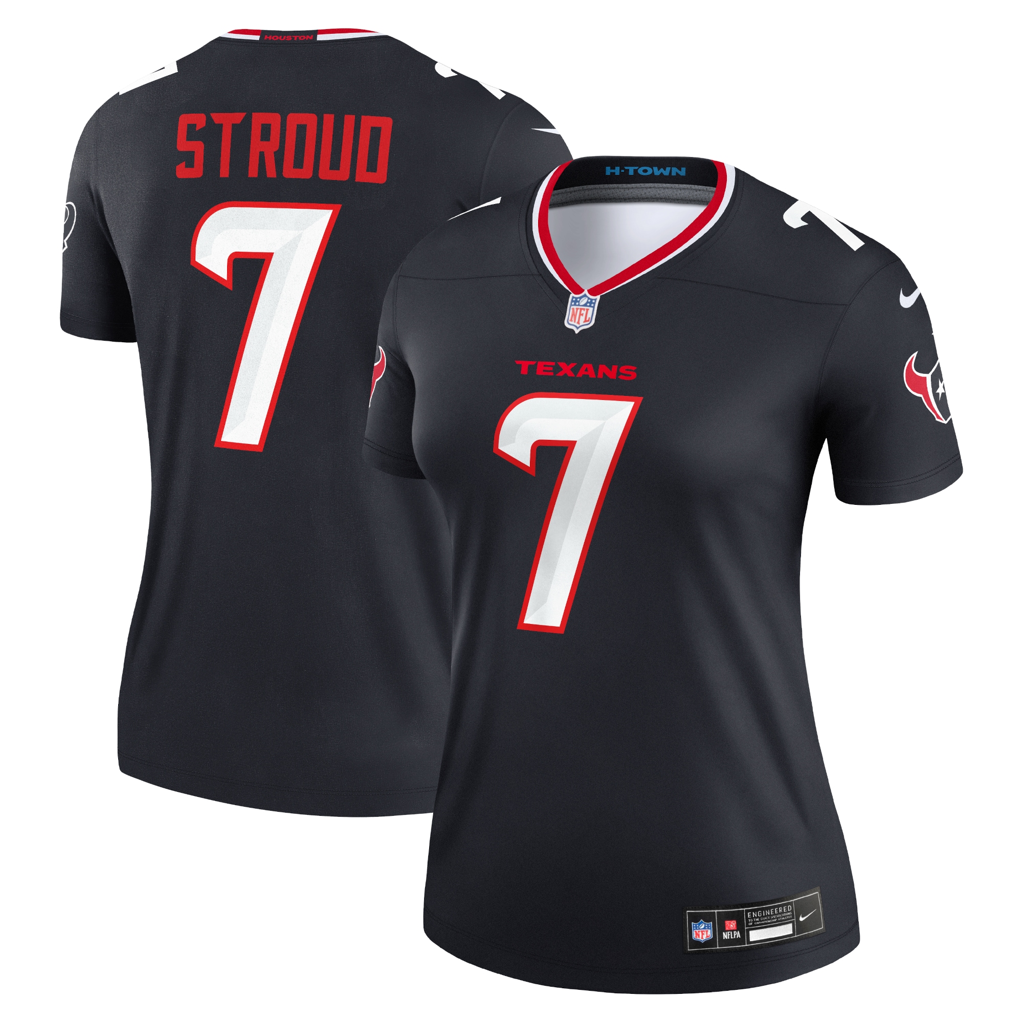 Houston Texans C.J. Stroud Navy Legend Player Performance Top NFL Jersey Women's
