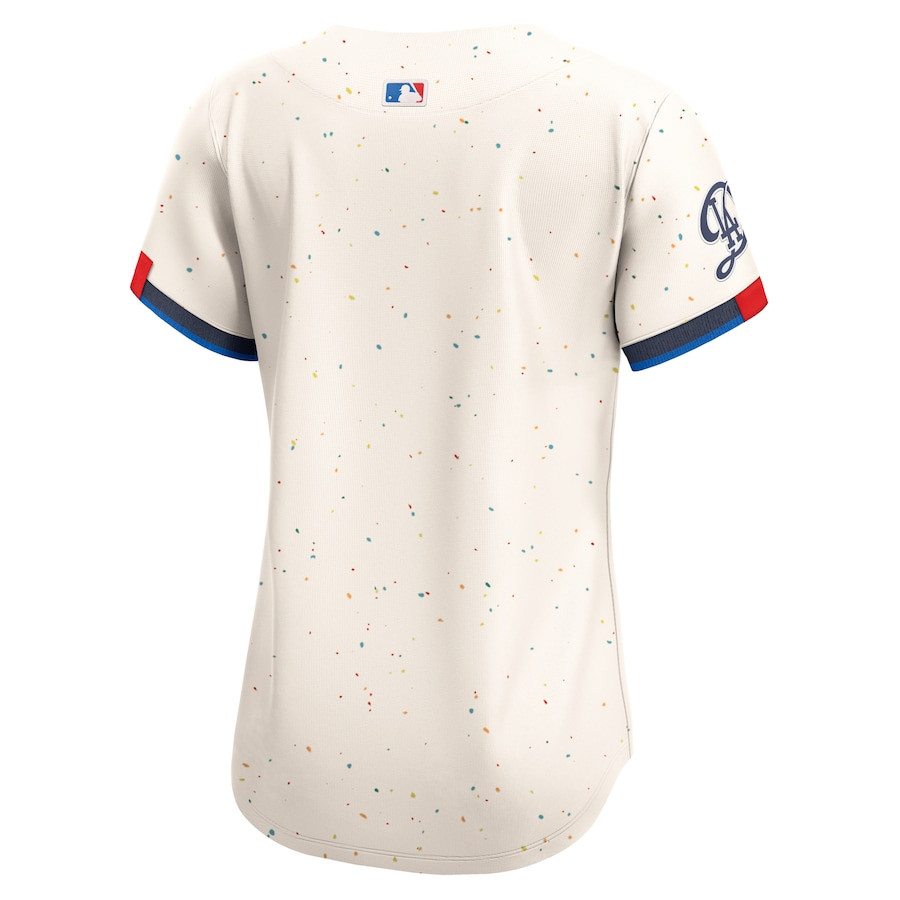 Los Angeles Dodgers 2024 World Series Champions City Connect Limited Player Cream MLB Jersey Women's