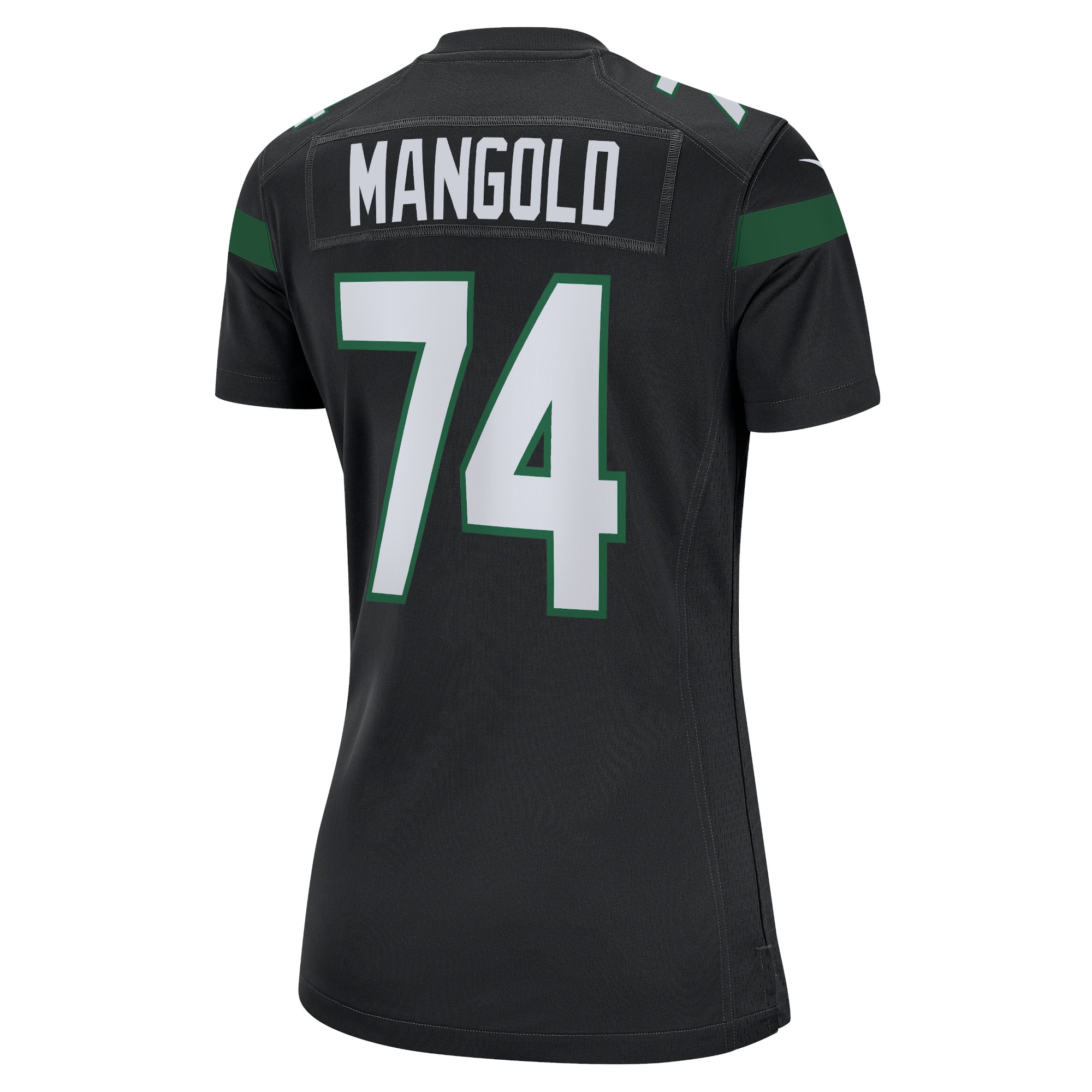New York Jets Nick Mangold Black Retired Player NFL Jersey Women's