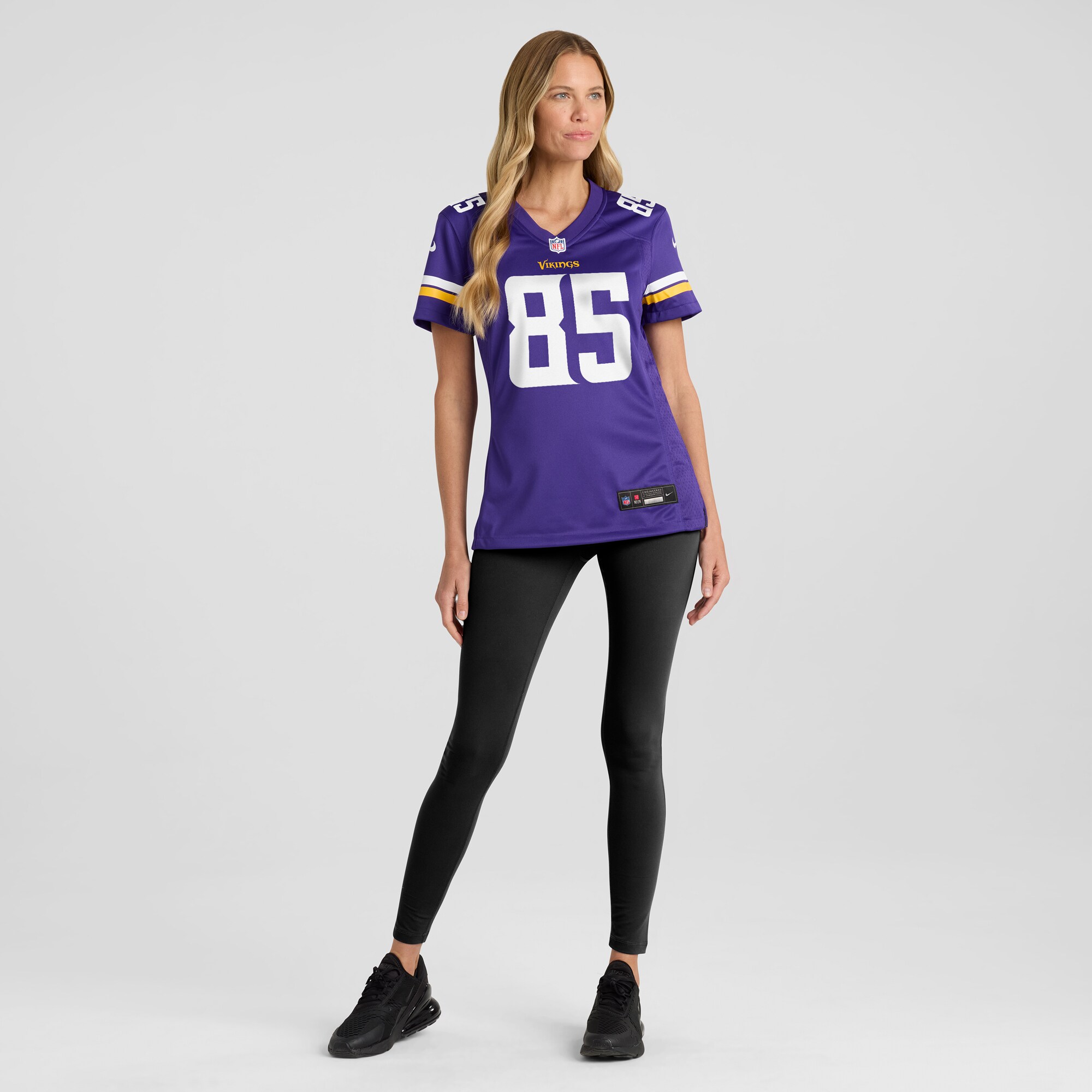 Minnesota Vikings Dan Chisena Purple Game NFL Jersey Women's