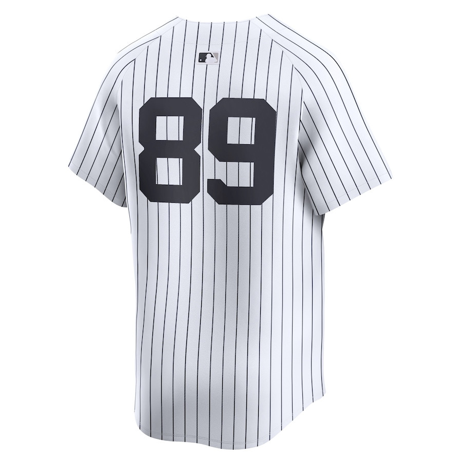 Jasson Dom?nguez 89 New York Yankees Home Limited Player White MLB Jersey Men's