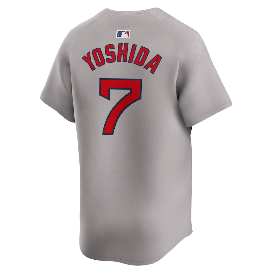 Masataka Yoshida 7 Boston Red Sox Away Limited Player Gray MLB Jersey Men's