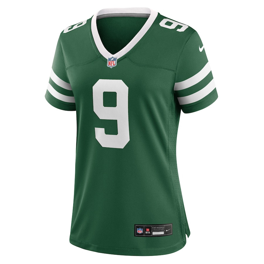 Greg Zuerlein 9 New York Jets Team Game Legacy Green NFL Jersey Women's