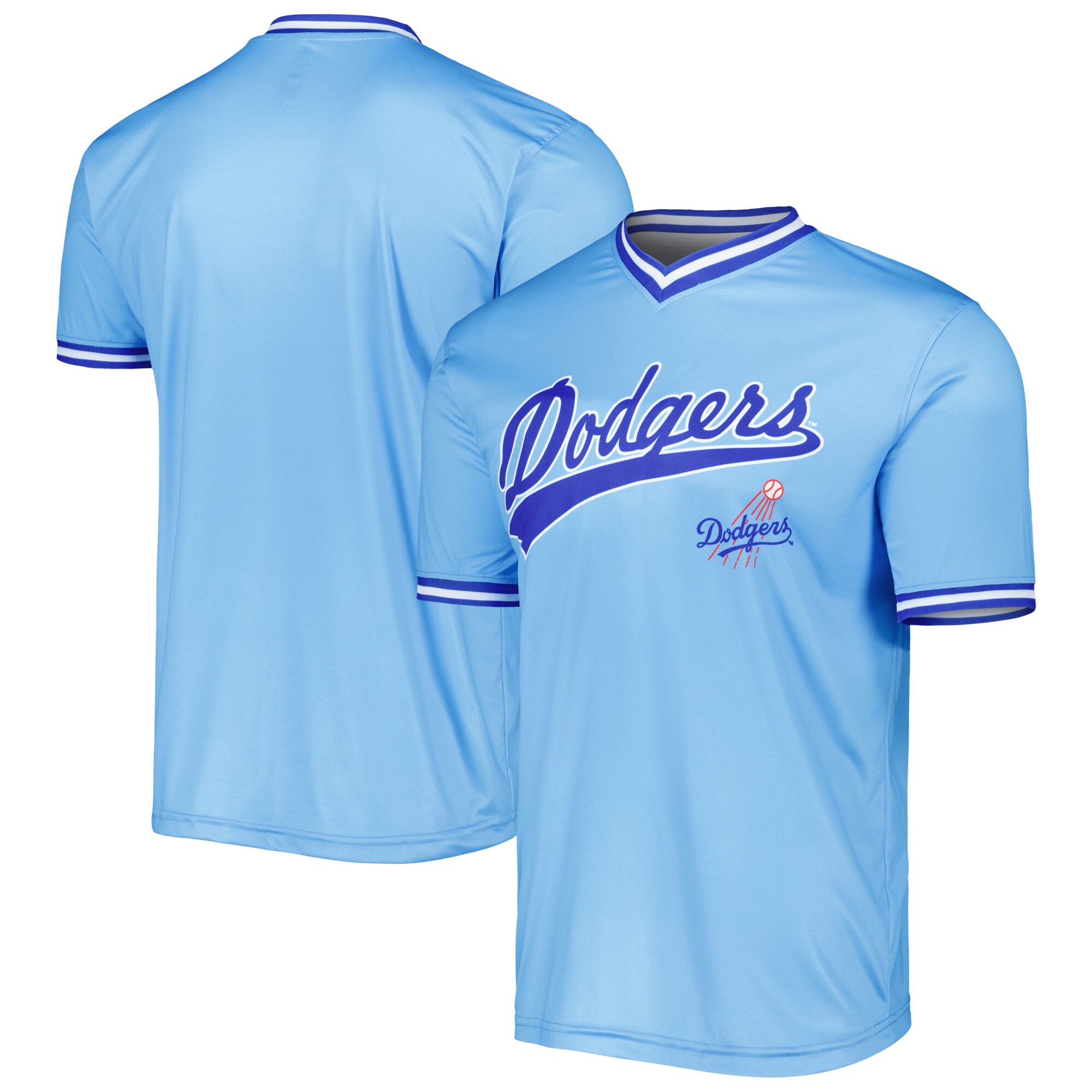 Los Angeles Dodgers Stitches Light Blue Cooperstown Collection Team MLB Jersey Men's