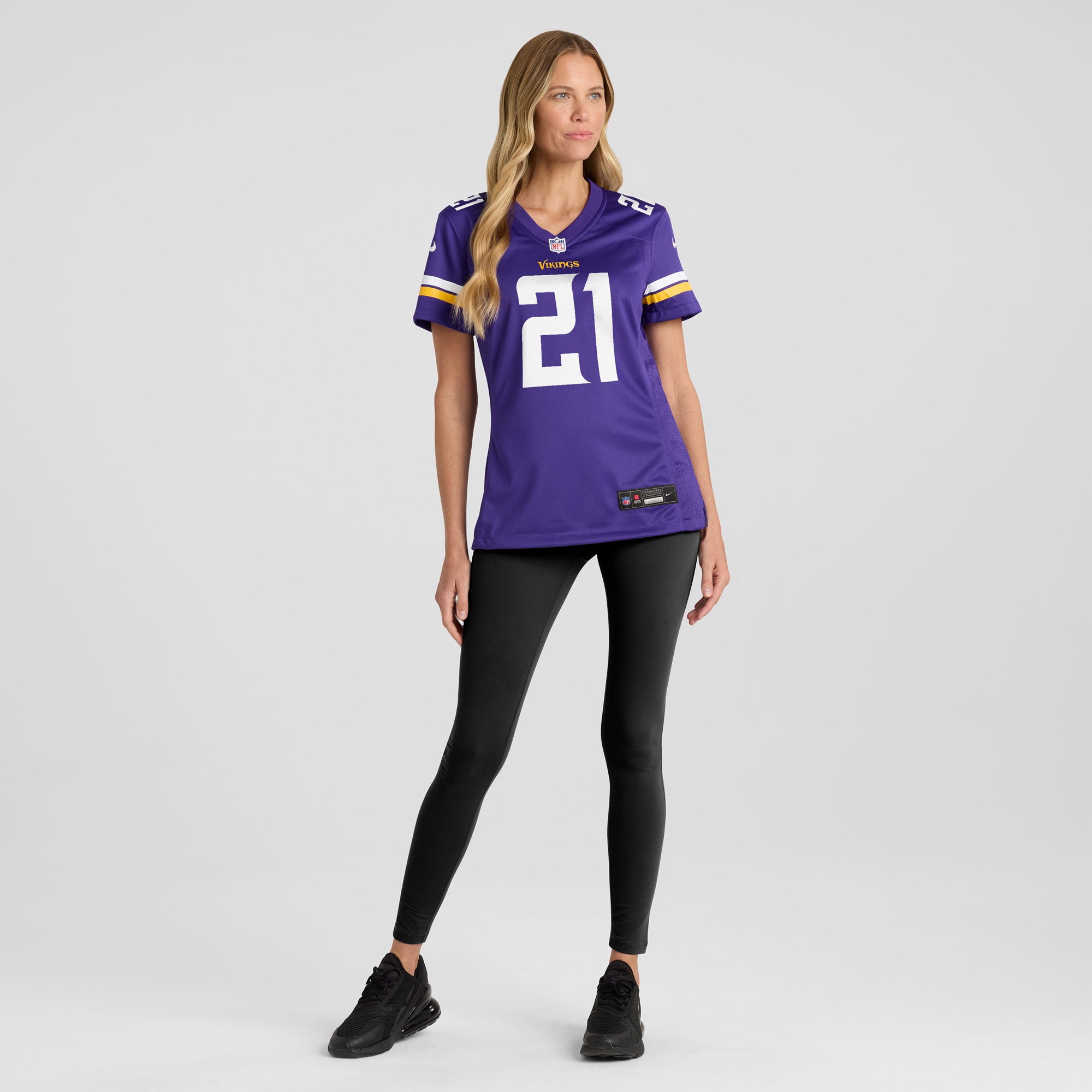 Minnesota Vikings Akayleb Evans Purple Game Player NFL Jersey Women's