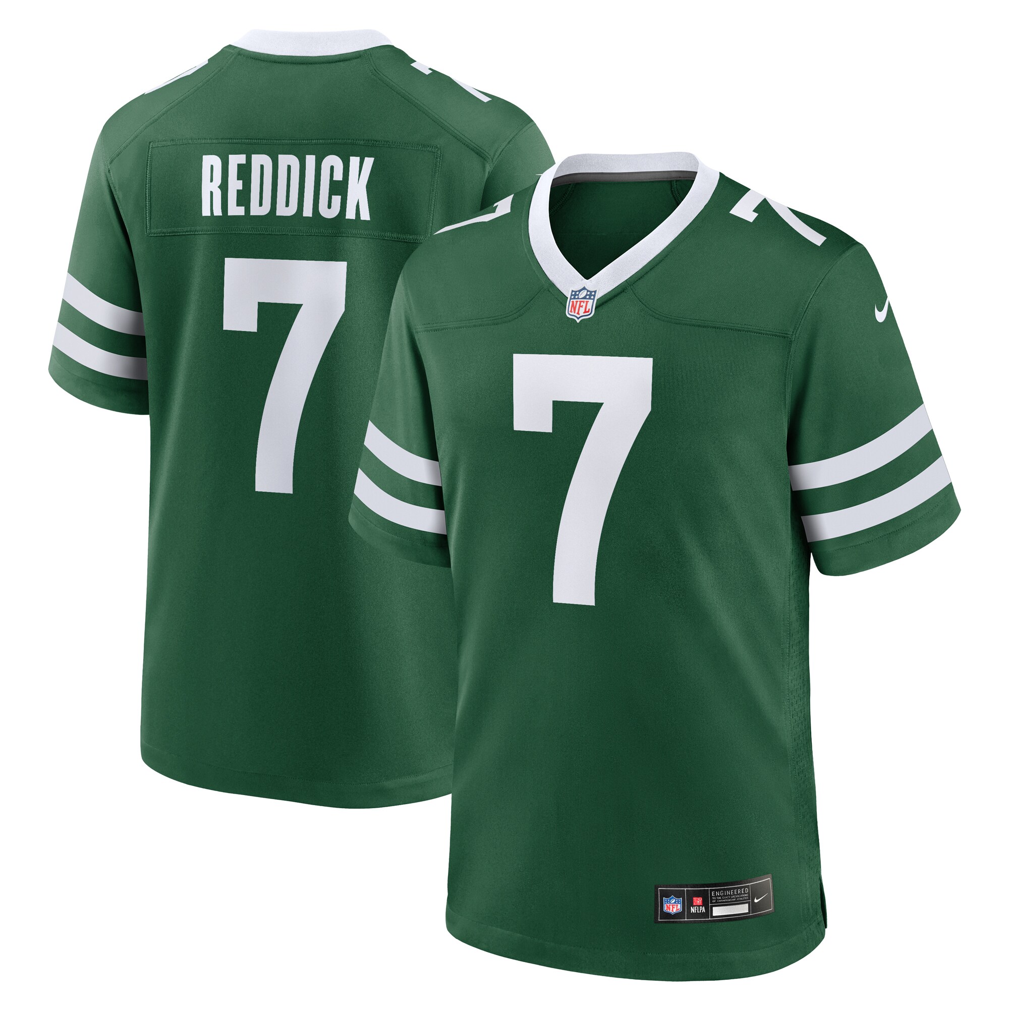 New York Jets Haason Reddick Legacy Green Team Game NFL Jersey Men's