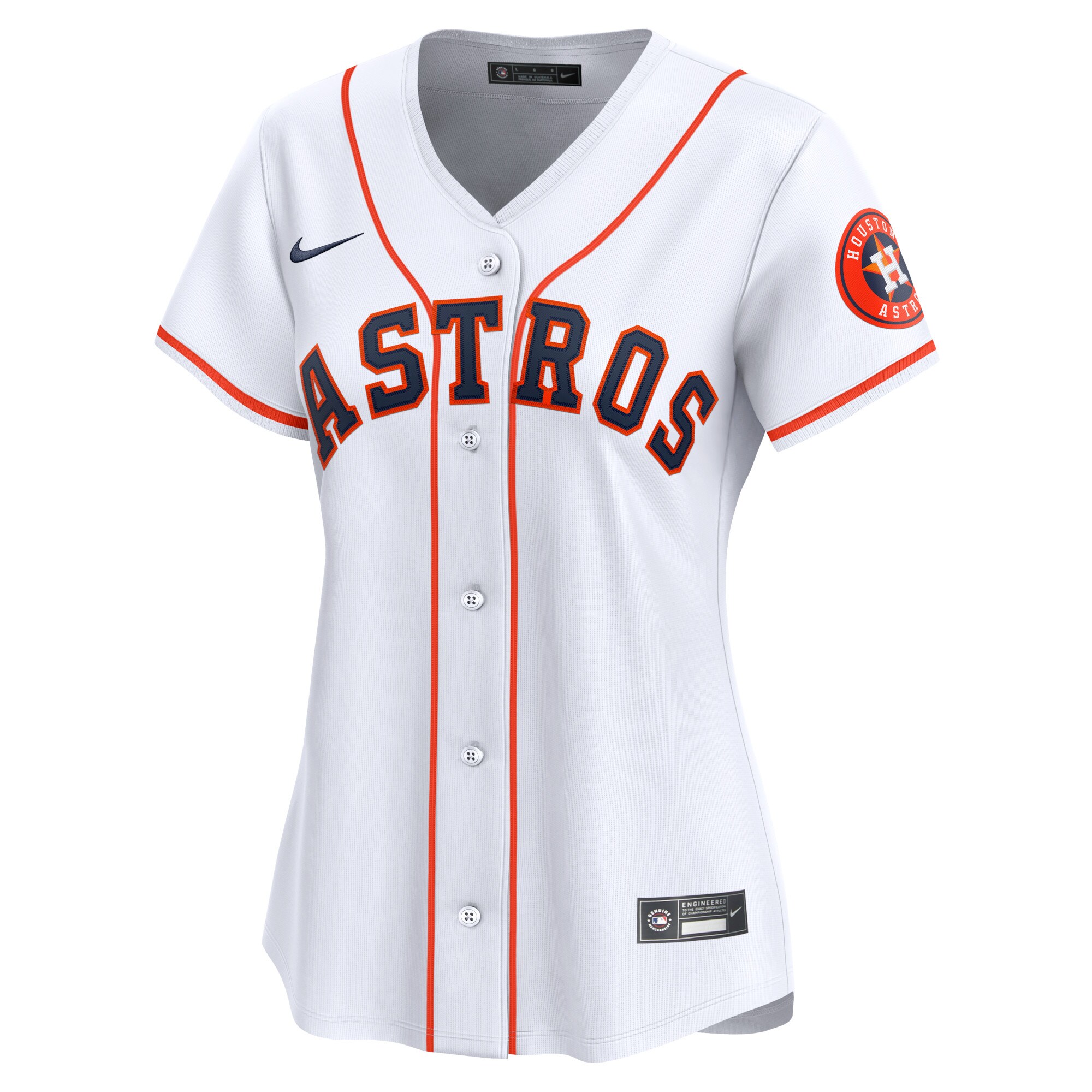 Houston Astros White Home Limited MLB Jersey Women's
