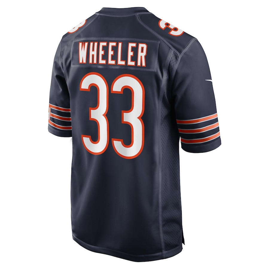 Ian Wheeler 33 Chicago Bears Game Navy NFL Jersey Men's