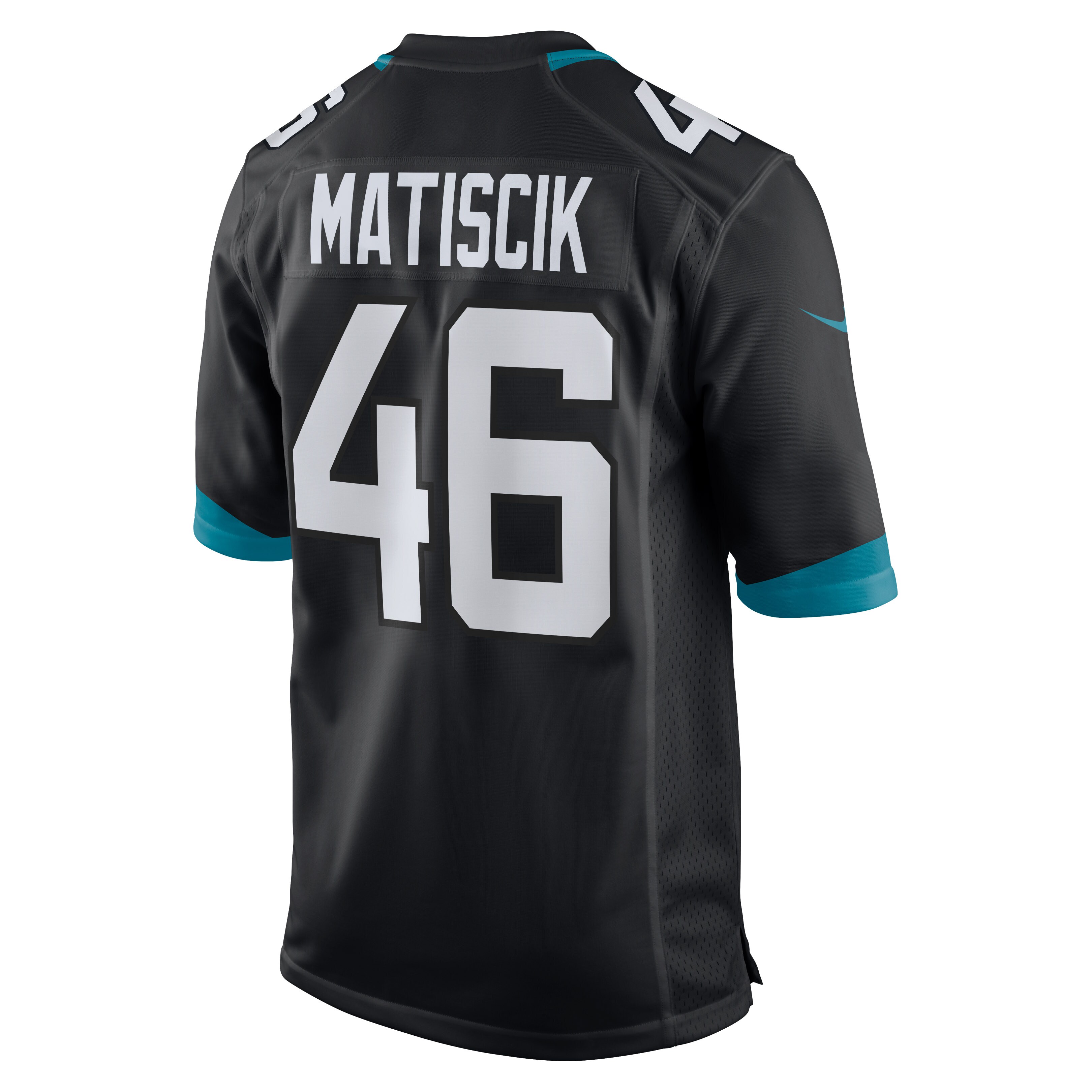 Jacksonville Jaguars Ross Matiscik Black Game NFL Jersey Men's