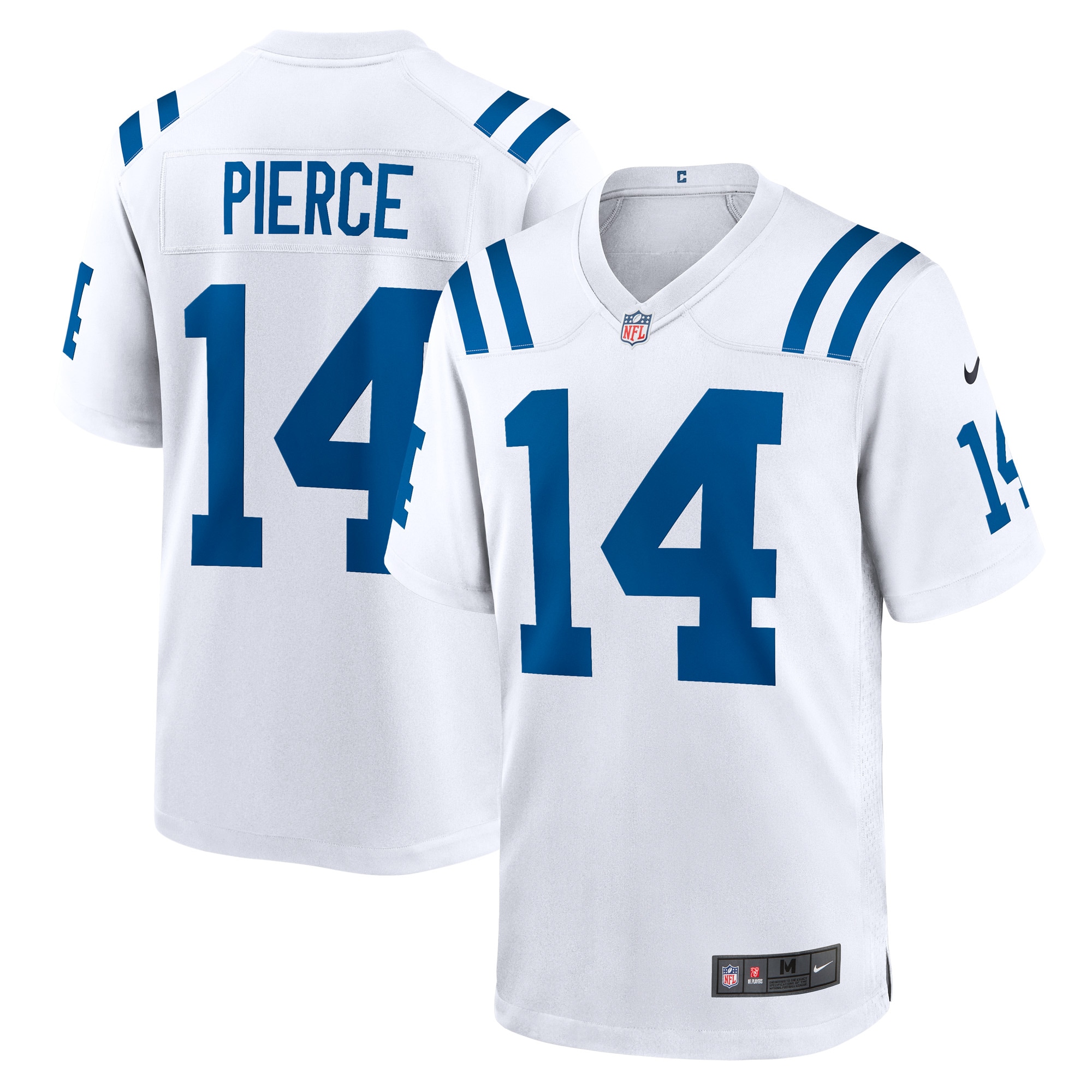 Indianapolis Colts Alec Pierce White Away Game Player NFL Jersey Men's