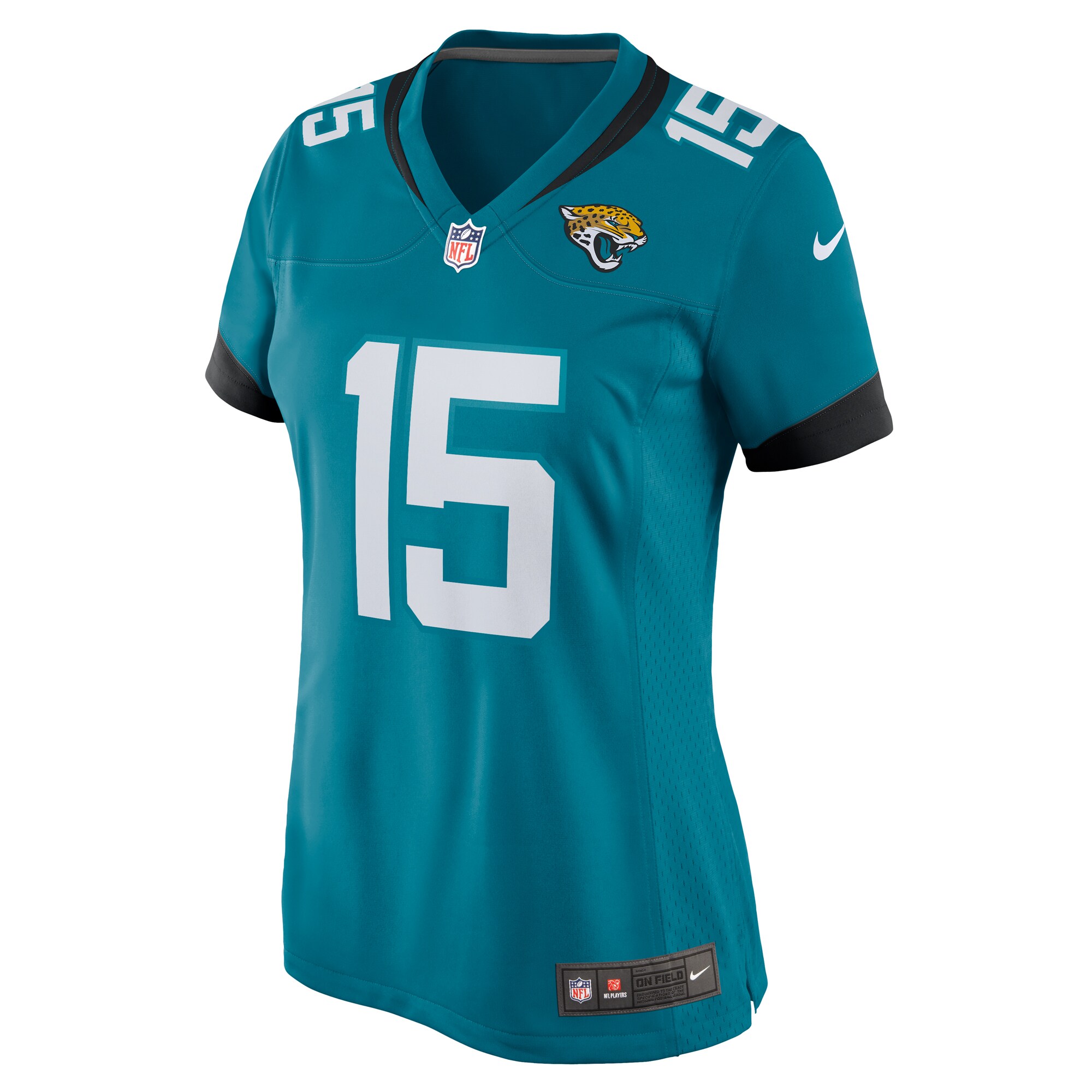 Jacksonville Jaguars Tim Jones Teal Game Player NFL Jersey Women's