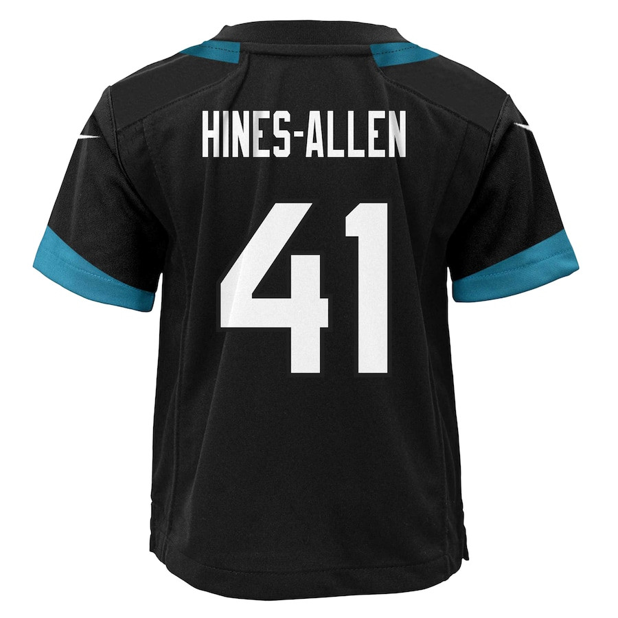 Josh Hines-Allen 41 Jacksonville Jaguars Alternate Player Game Black NFL Jersey Youth