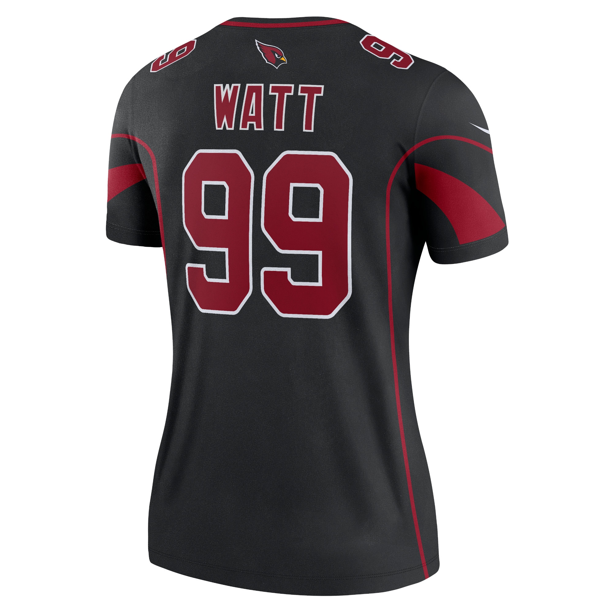 Arizona Cardinals J.J. Watt Black Alternate Legend Player Performance Top NFL Jersey Women's