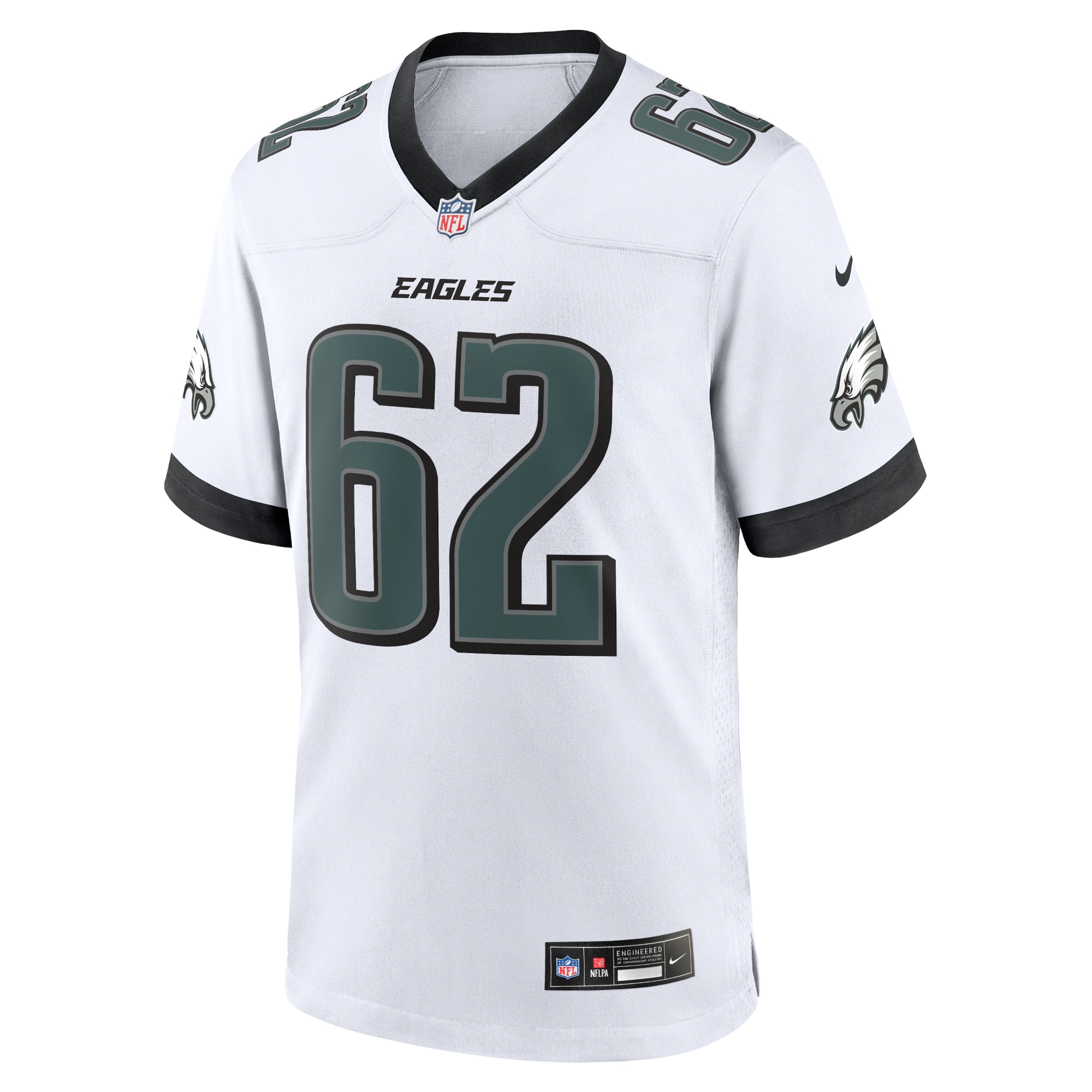 Philadelphia Eagles Jason Kelce White White Game NFL Jersey Men's