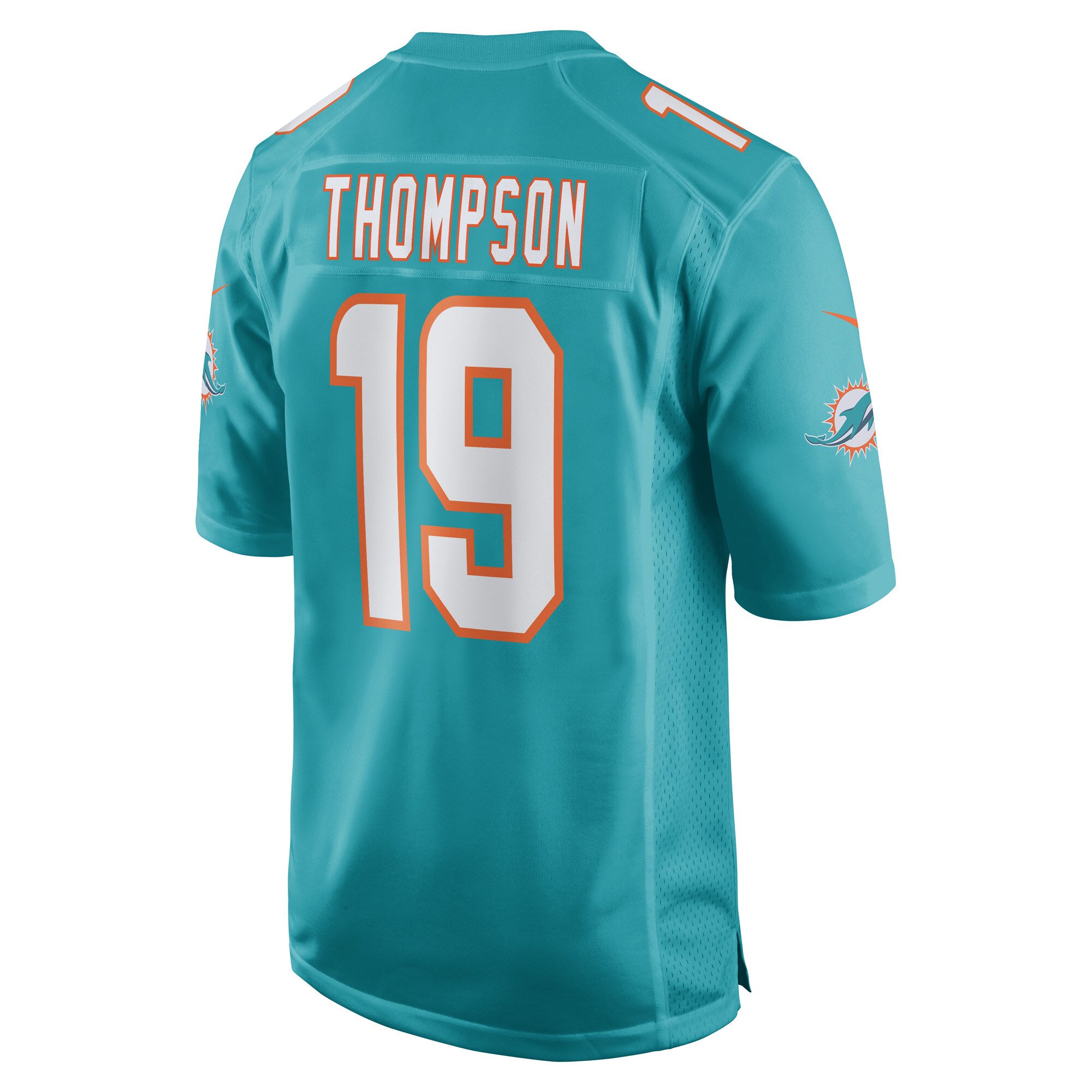 Miami Dolphins Skylar Thompson Aqua Game Player NFL Jersey Men's