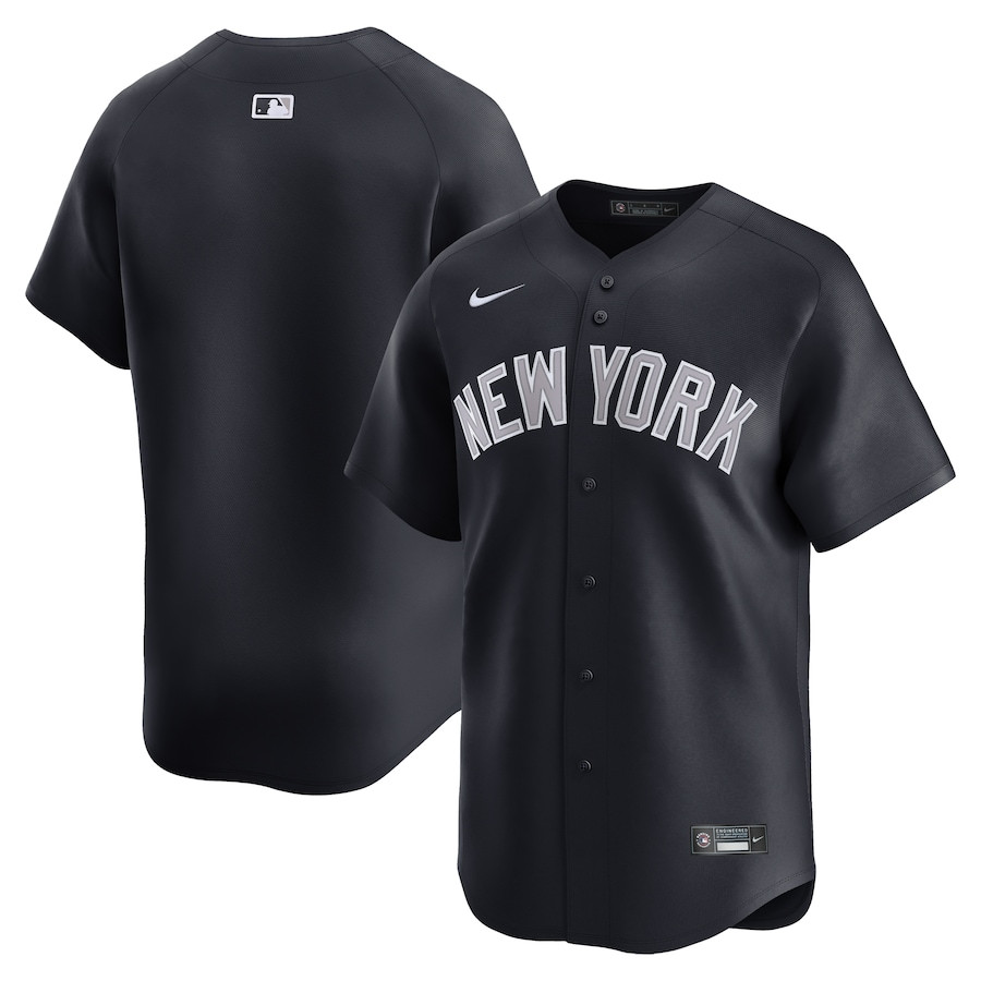 New York Yankees Alternate Limited Navy MLB Jersey Men's