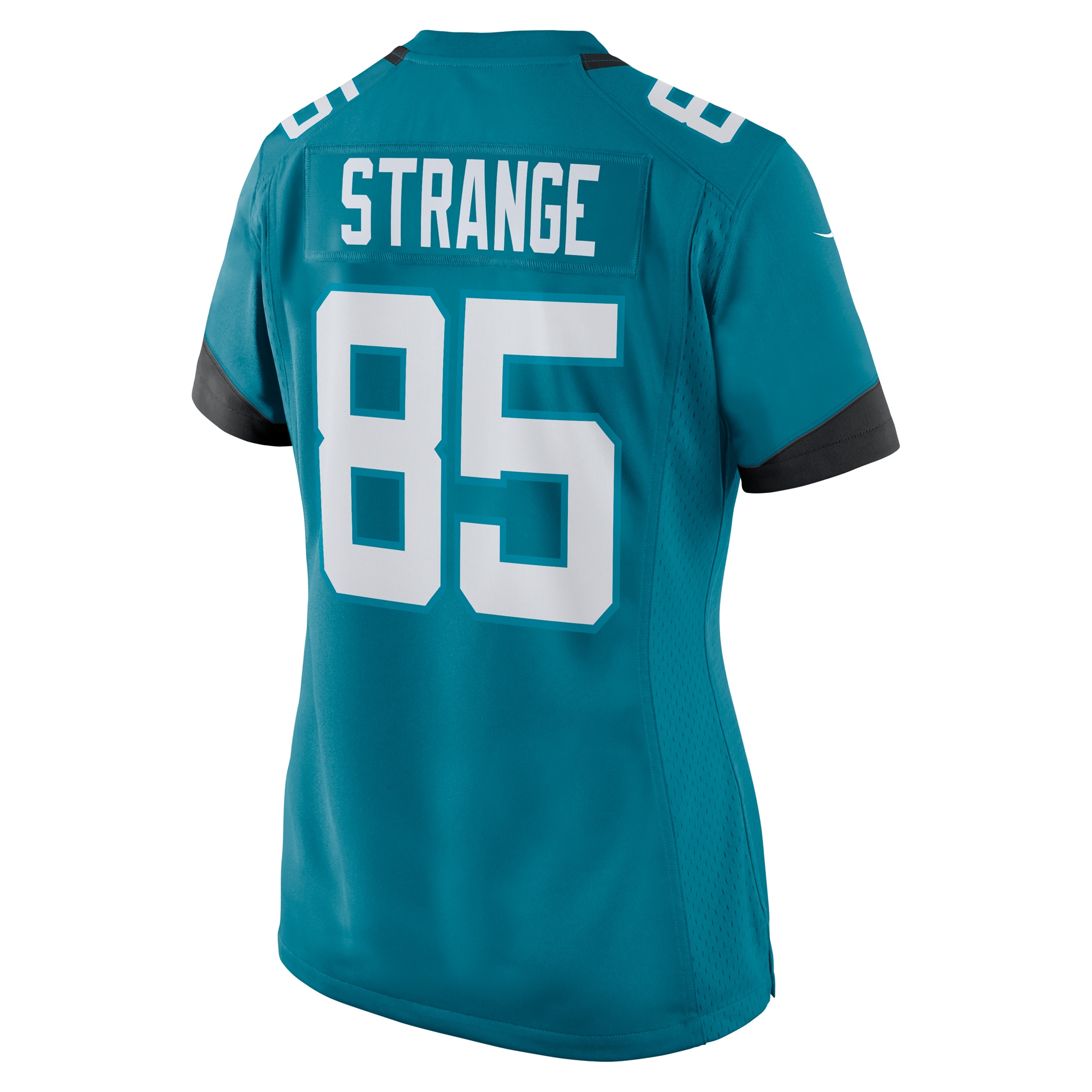 Jacksonville Jaguars Brenton Strange Teal Team Game NFL Jersey Women's