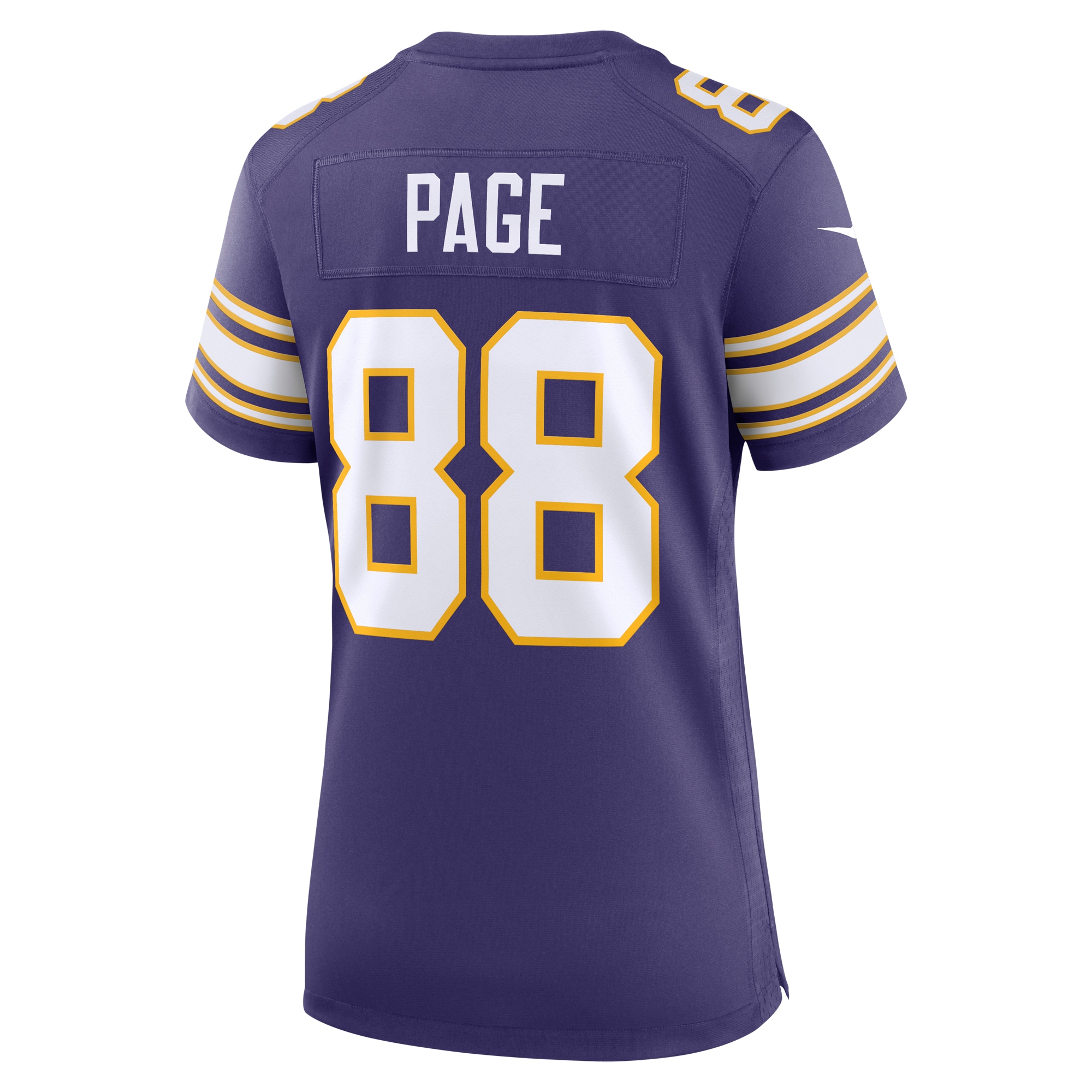 Minnesota Vikings Alan Page Purple Classic Retired Player NFL Jersey Women's
