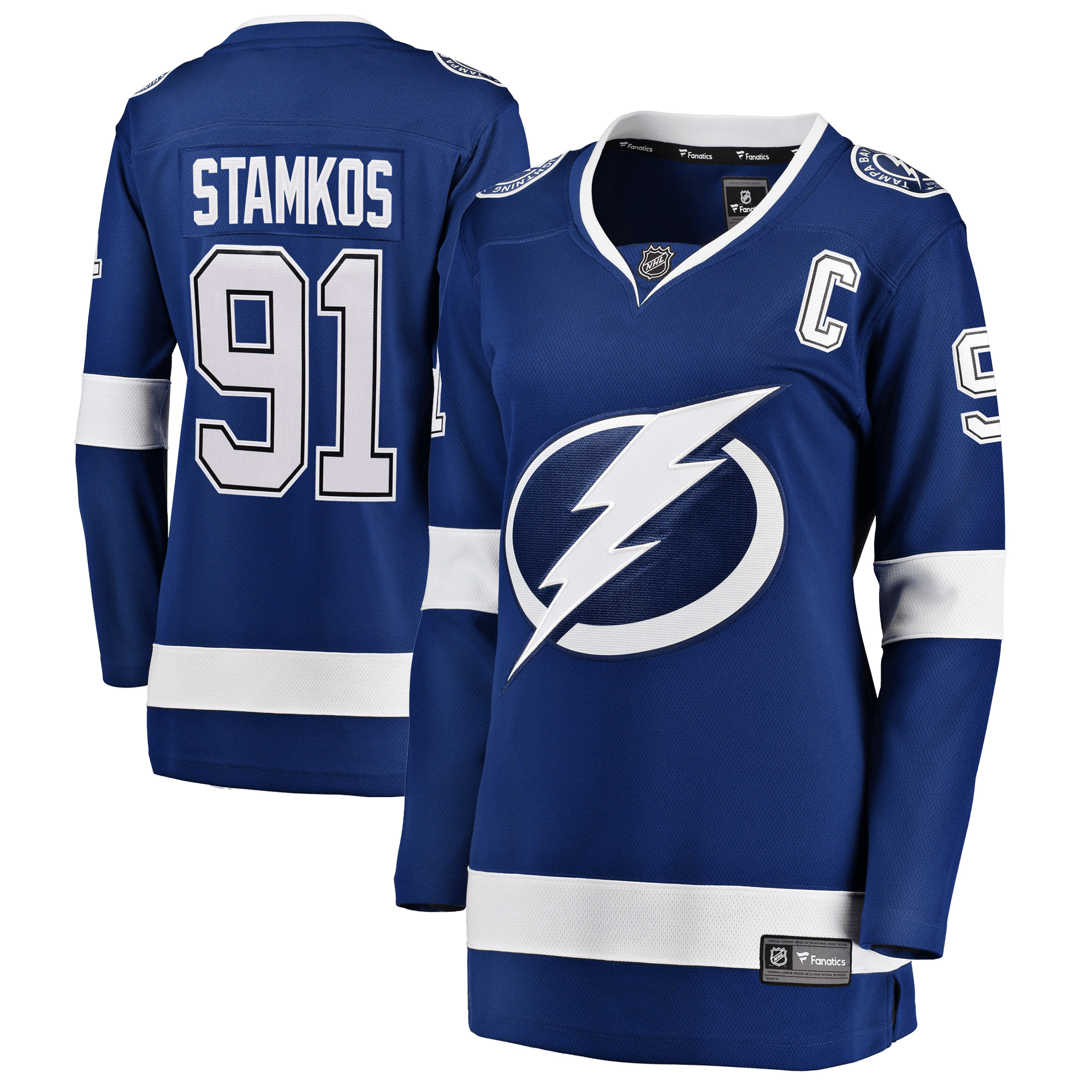 Steven Stamkos Black Tampa Bay Lightning Alternate Breakaway Player NHL Jersey Women's