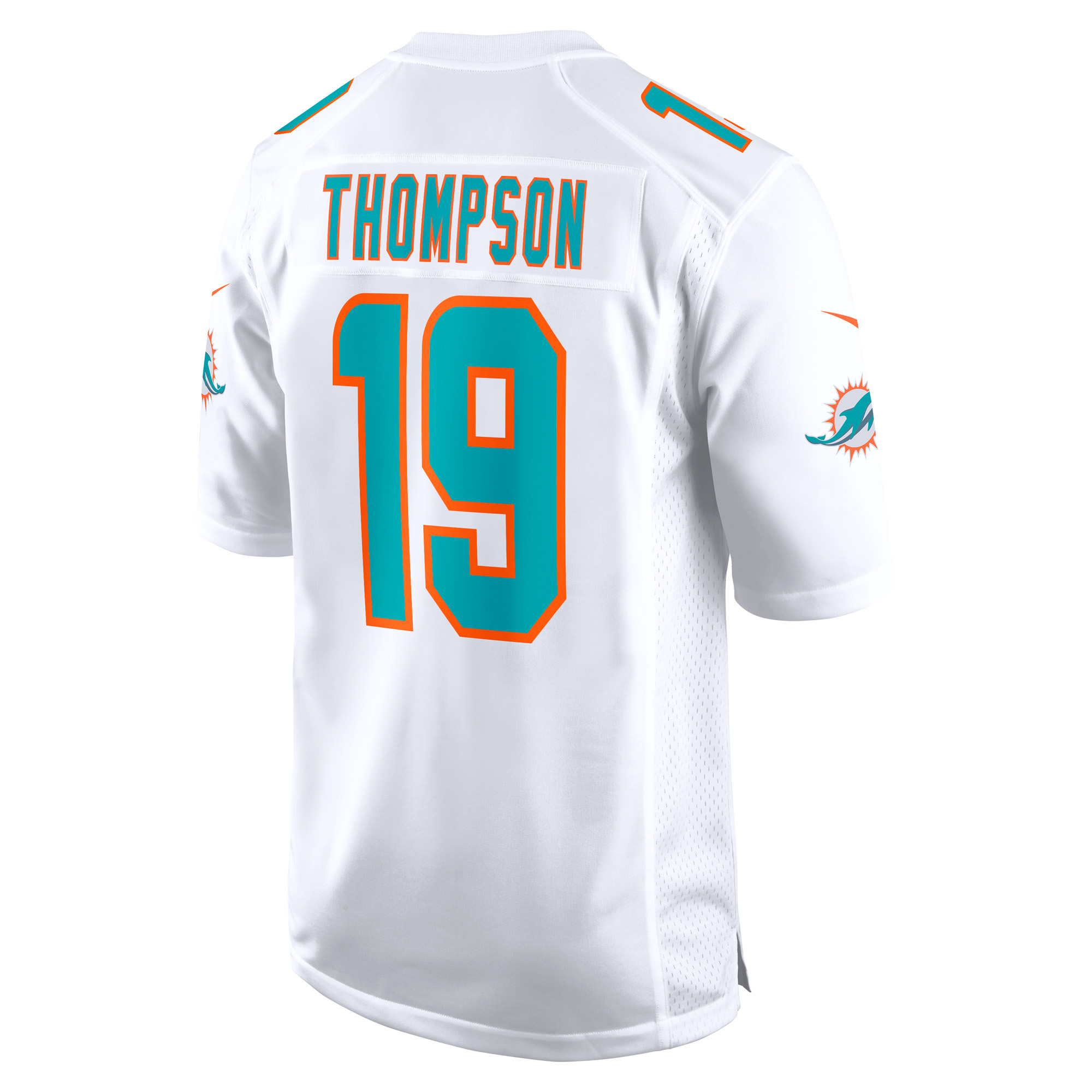Miami Dolphins Skylar Thompson White Game Player NFL Jersey Men's