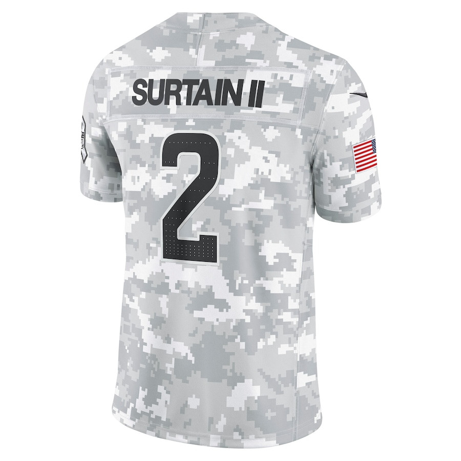 Patrick Surtain II 2 Denver Broncos 2024 Salute to Service Limited Arctic Camo NFL Jersey Men's