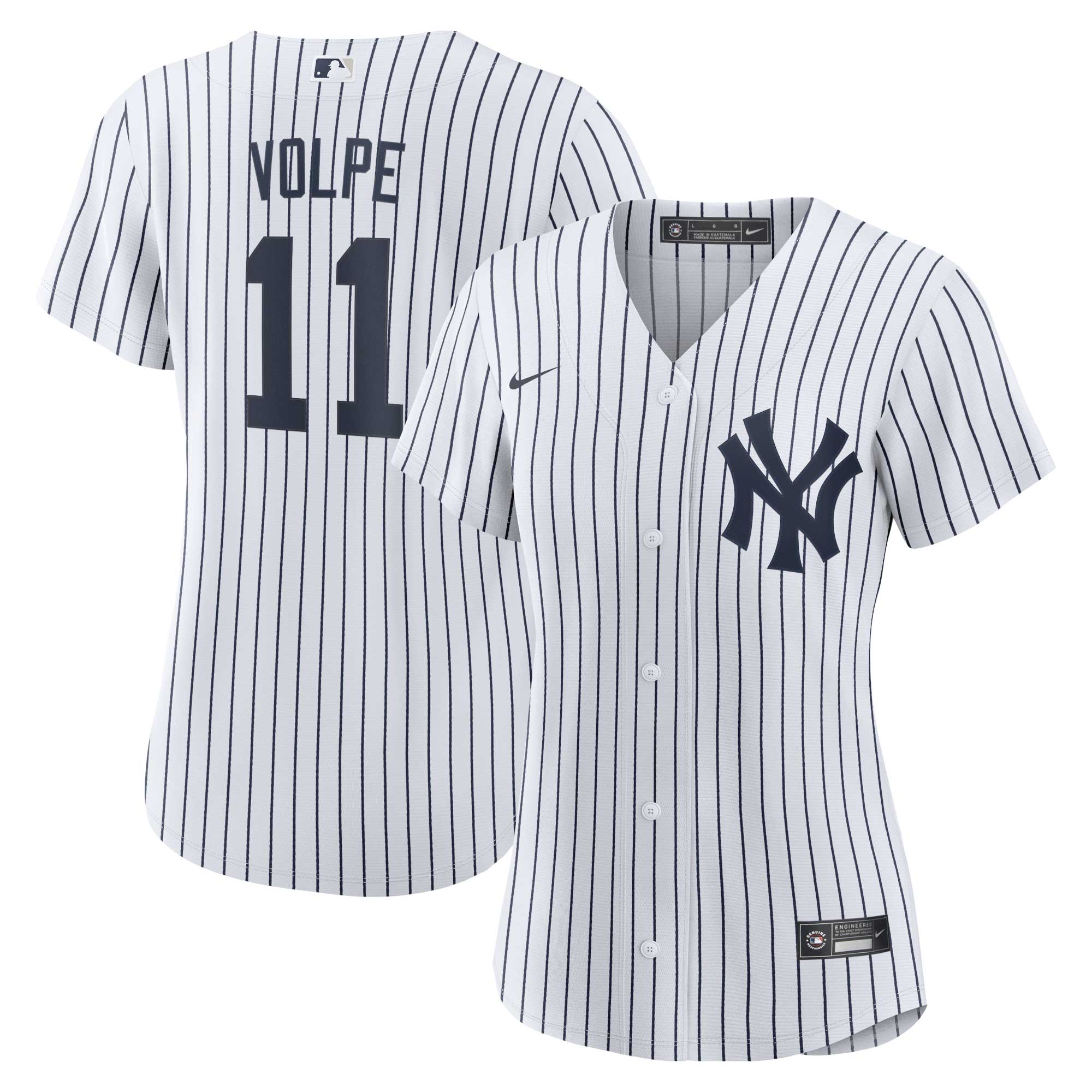 New York Yankees Anthony Volpe White Home Player MLB Jersey Women's