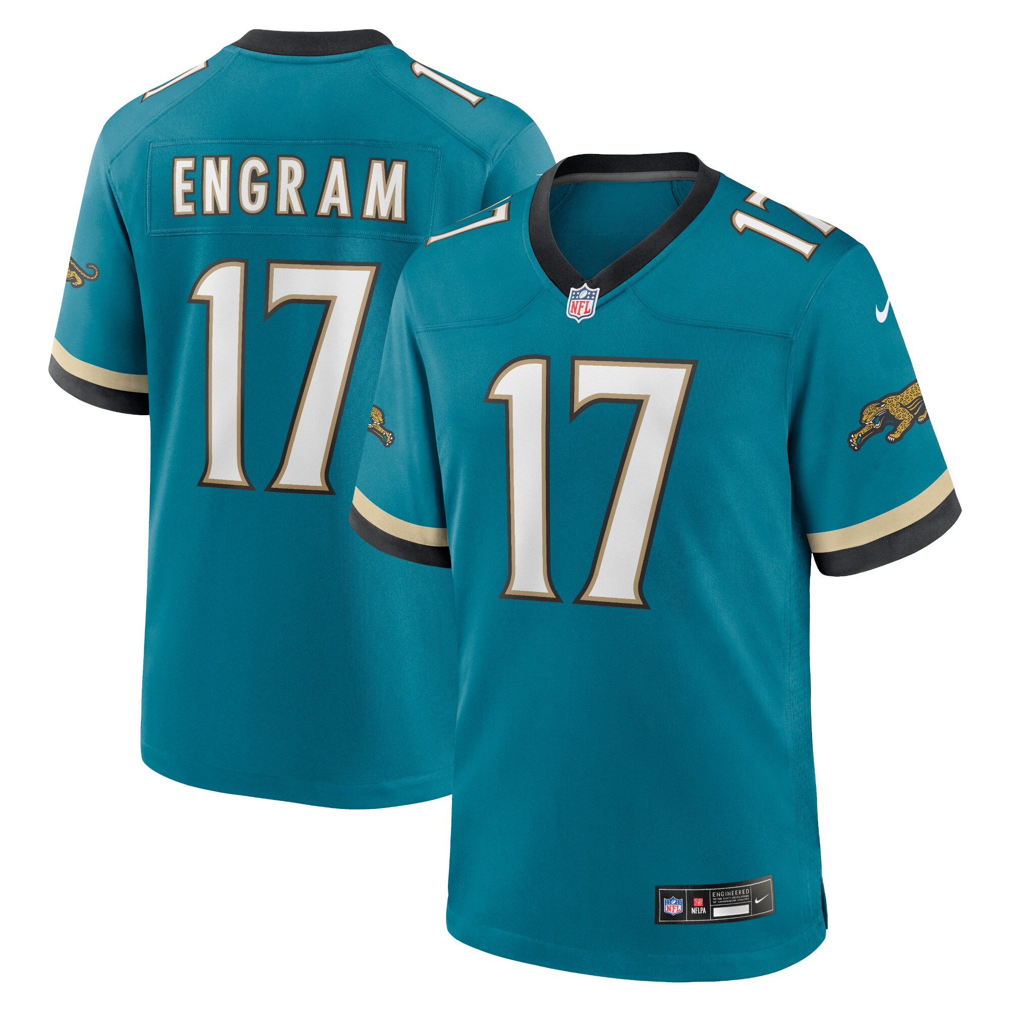 Jacksonville Jaguars Evan Engram Teal Prowler Throwback Player Game NFL Jersey Men's