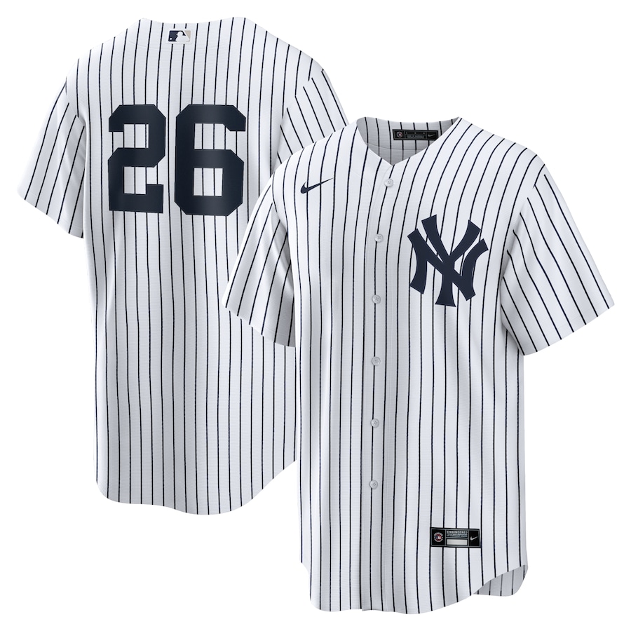 DJ LeMahieu New York Yankees Home Player Name Jersey White
