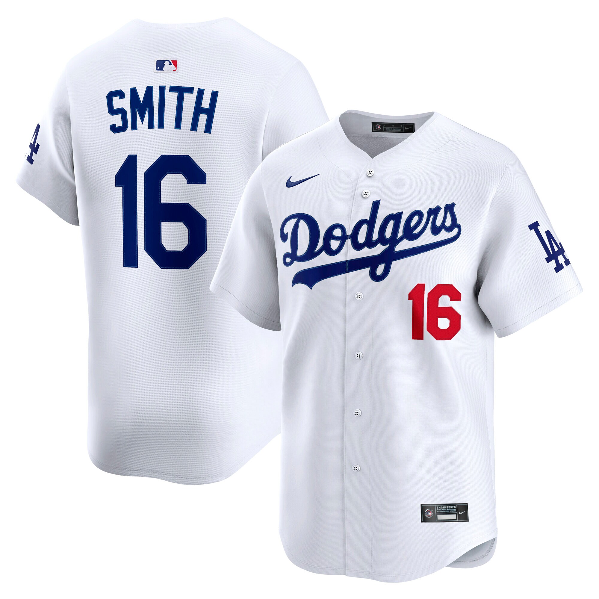 Los Angeles Dodgers Will Smith White Alternate Limited Player MLB Jersey Men's