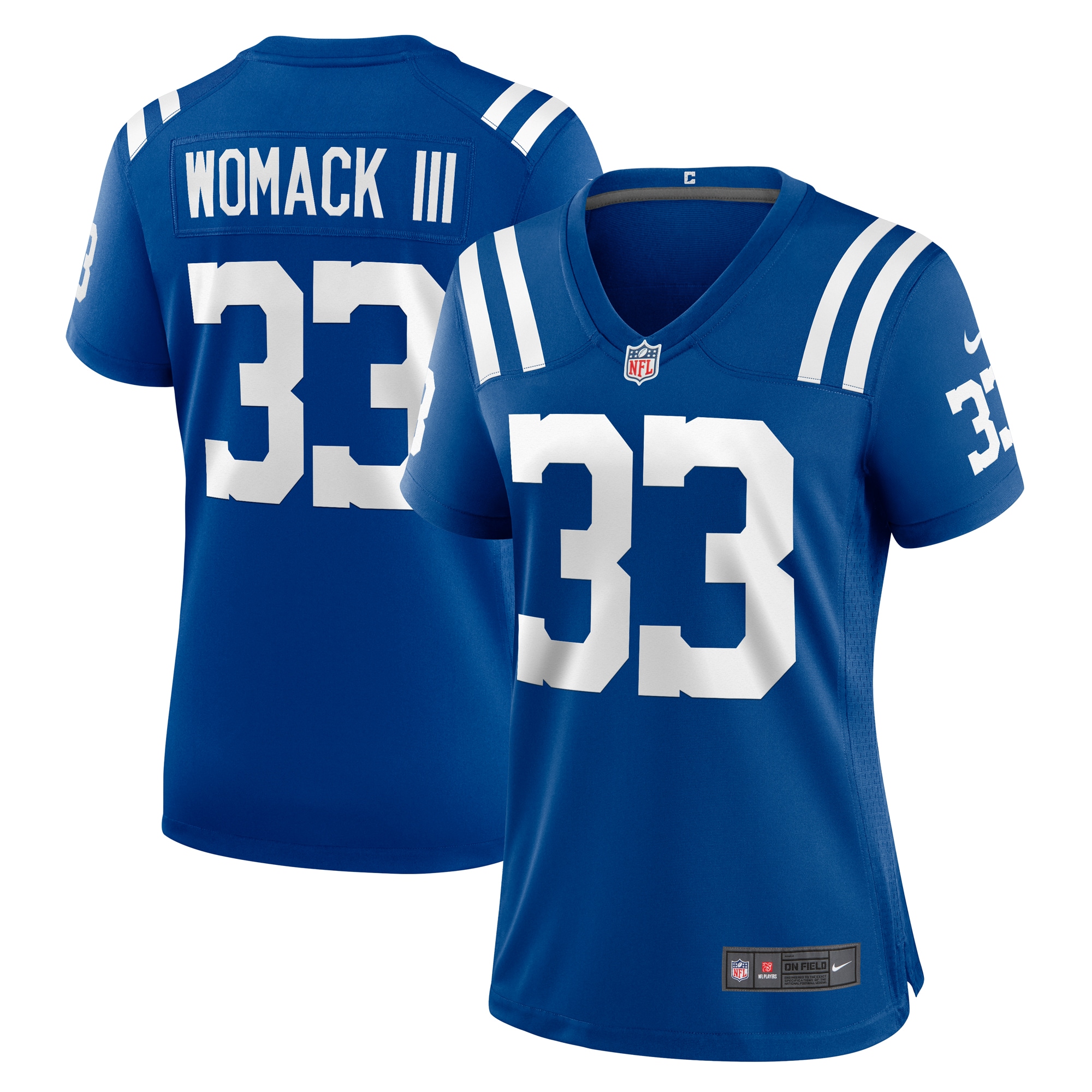 Indianapolis Colts Samuel Womack III Royal Game NFL Jersey Women's