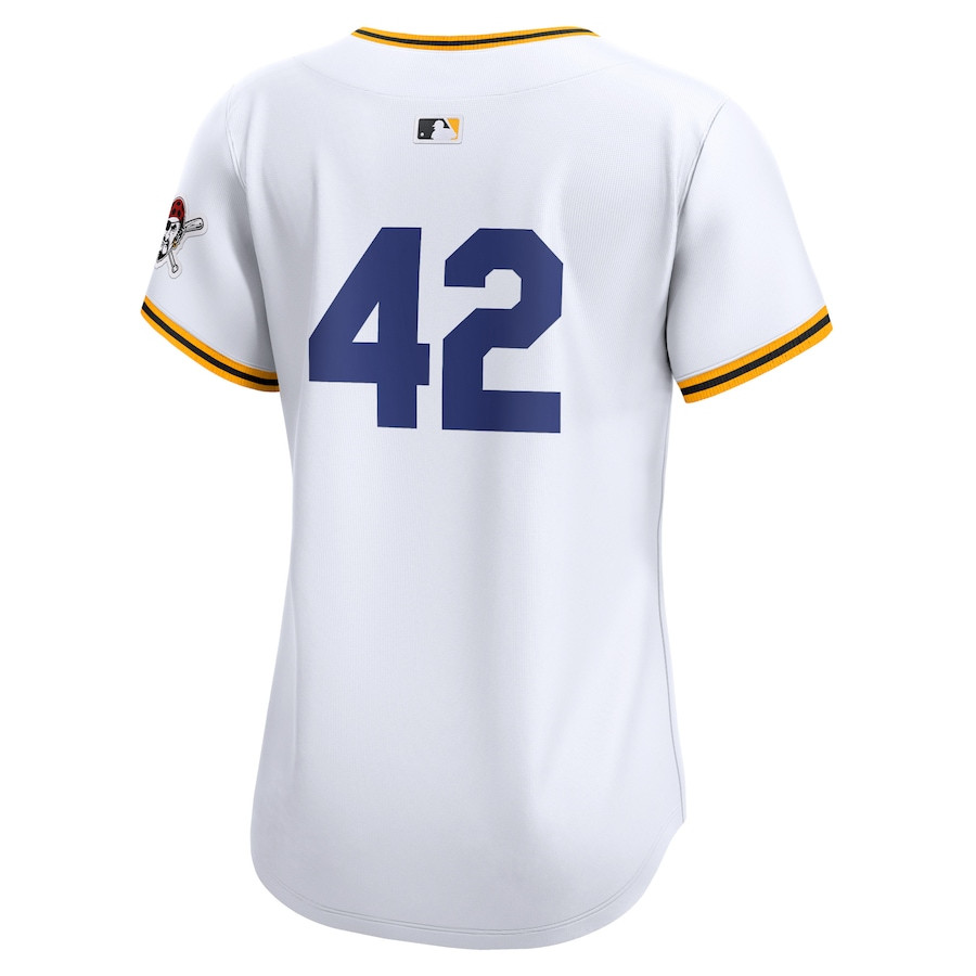 Pittsburgh Pirates 2024 Jackie Robinson Day Home Limited White MLB Jersey Women's
