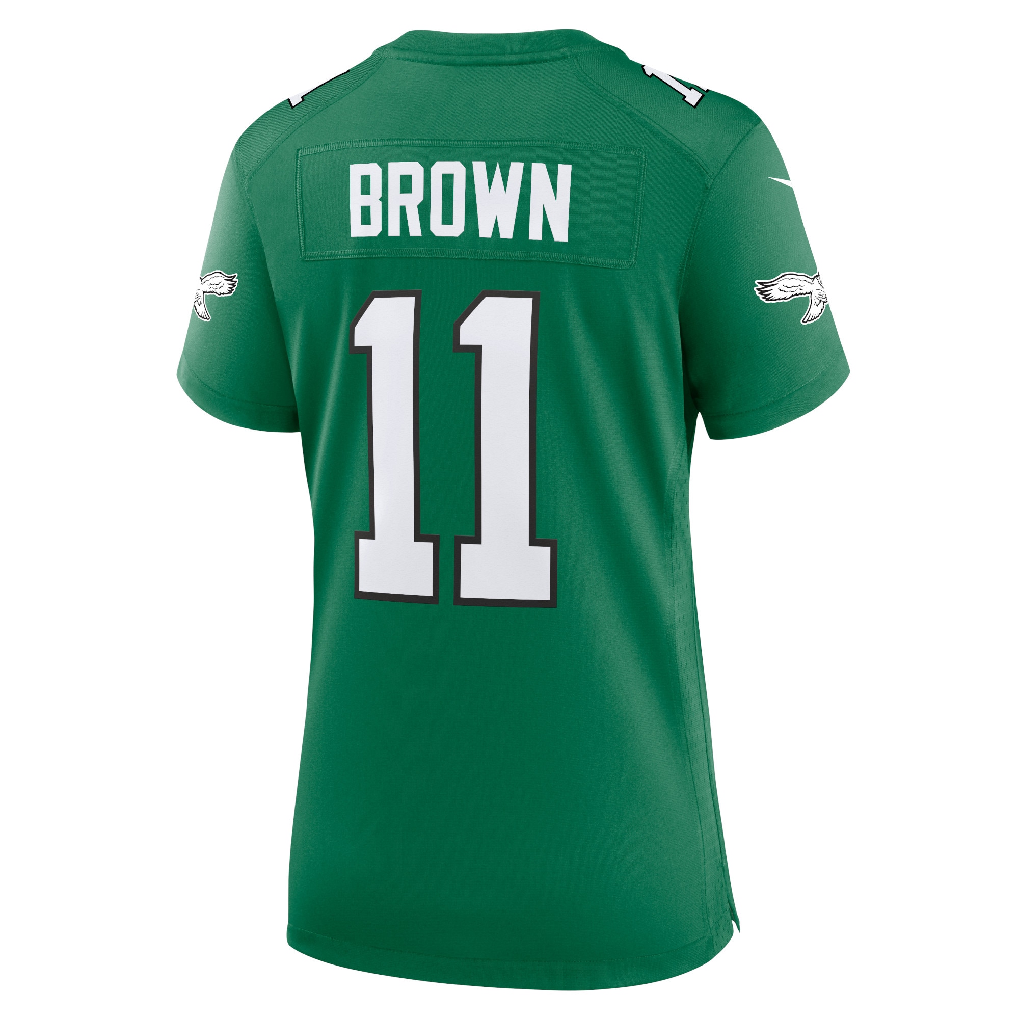 Philadelphia Eagles A.J. Brown Kelly Green Player NFL Jersey Women's