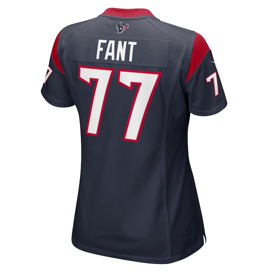 George Fant 77 Houston Texans Game Navy NFL Jersey Women's