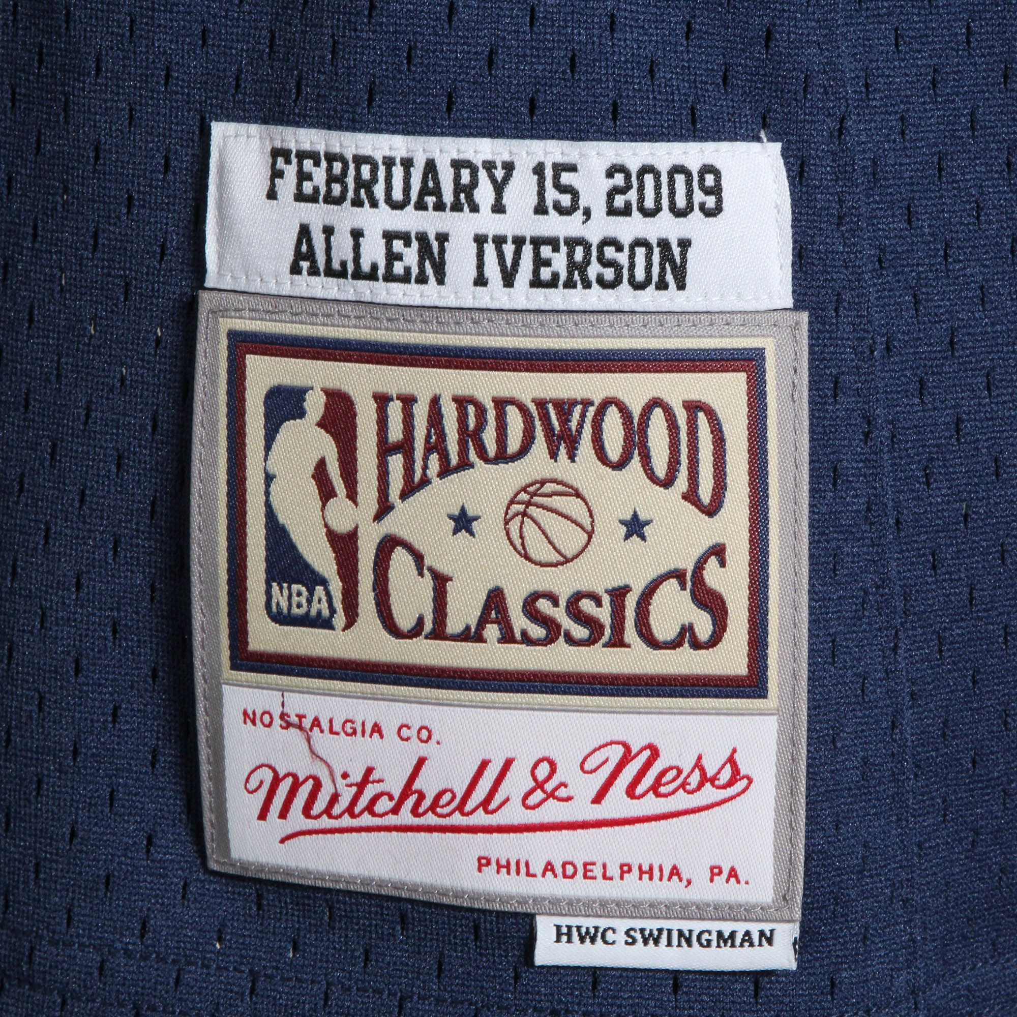 Allen Iverson Eastern Conference Mitchell Ness Hardwood Classics 2009 All Star Game Swingman Navy NBA Jersey Men's