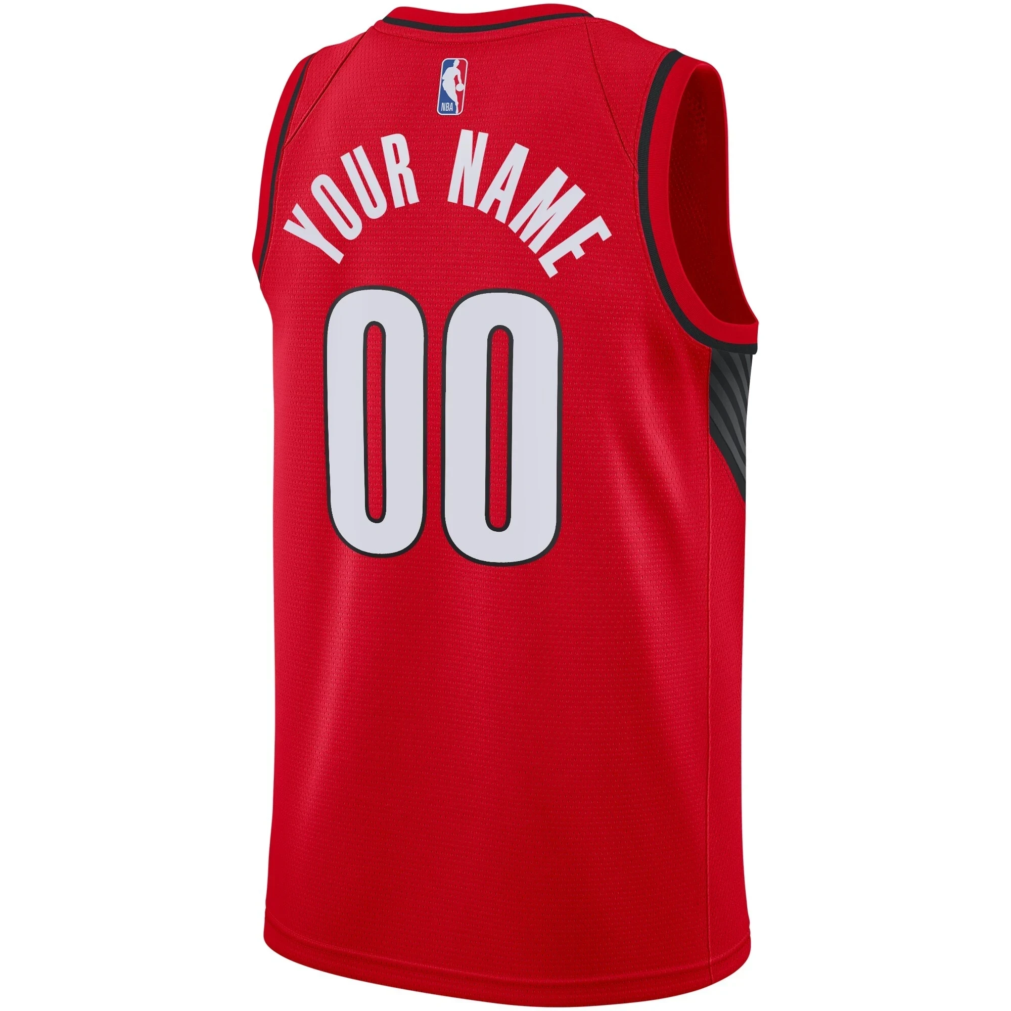 Portland Trail Blazers Swingman Custom Statement Edition Red NBA Jersey Men's