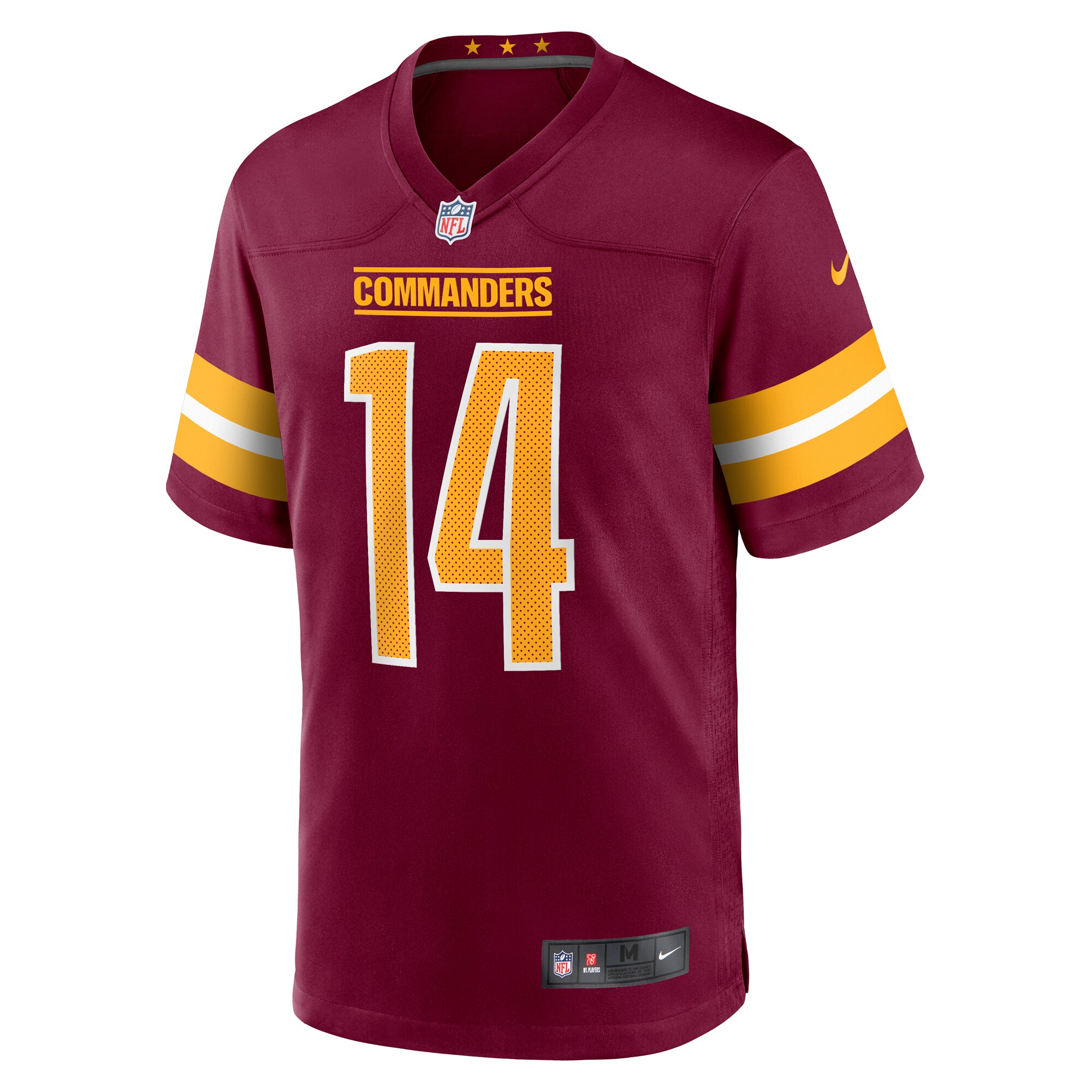 Washington Commanders Olamide Zaccheaus Burgundy Game NFL Jersey Men's