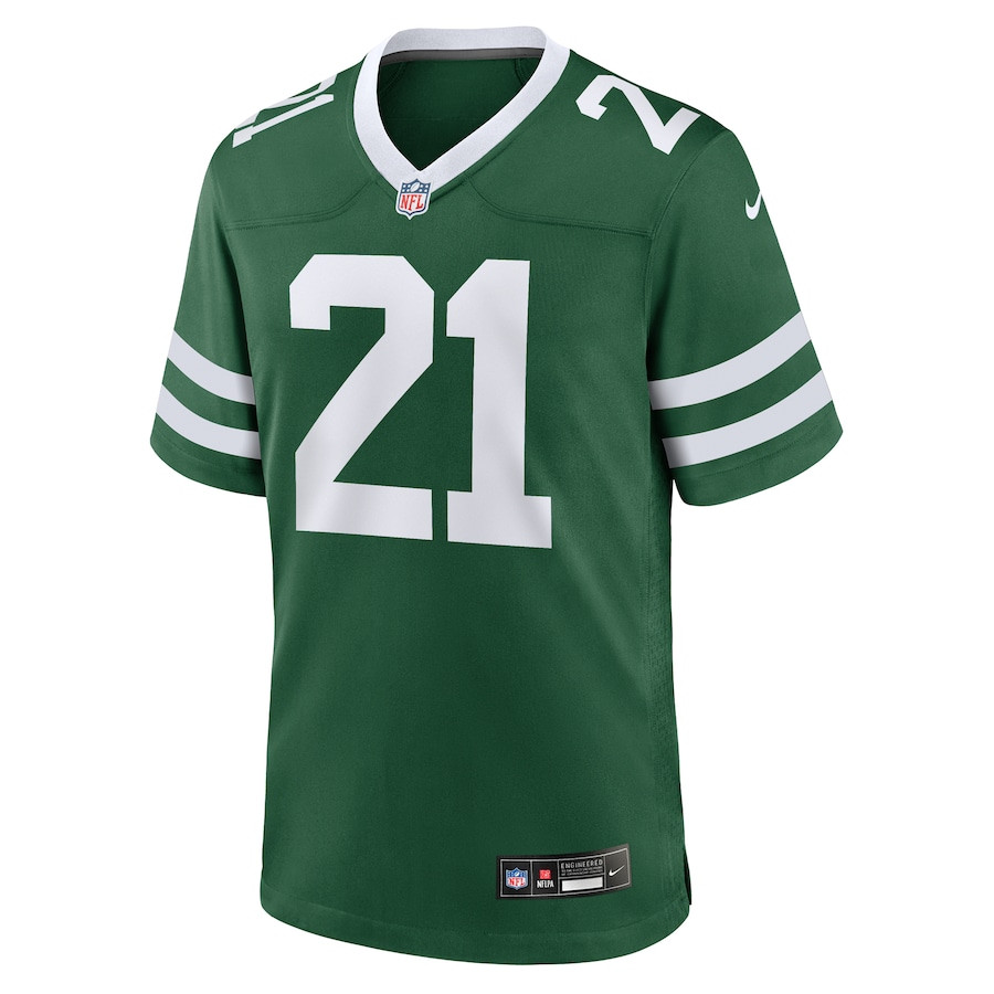 Ashtyn Davis 21 New York Jets Team Game Legacy Green NFL Jersey Men's